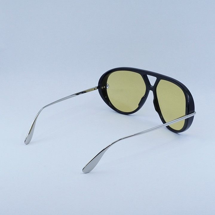 Bottega Veneta Bottega Veneta BV1274S 002 Sunglasses Black Aviator Frame Size ONE SIZE - 10 Thumbnail