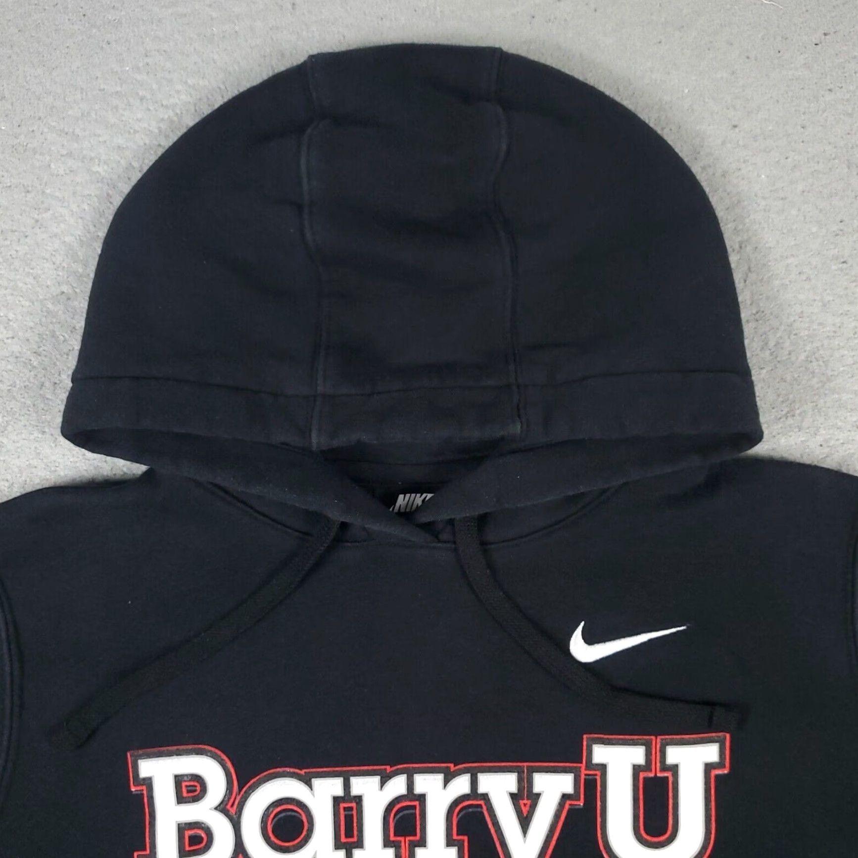 Nike Nike Womens Medium Black Barry Swoosh Pullover Hoodie Sweatshirt Ladies Size M / US 6-8 / IT 42-44 - 3 Thumbnail