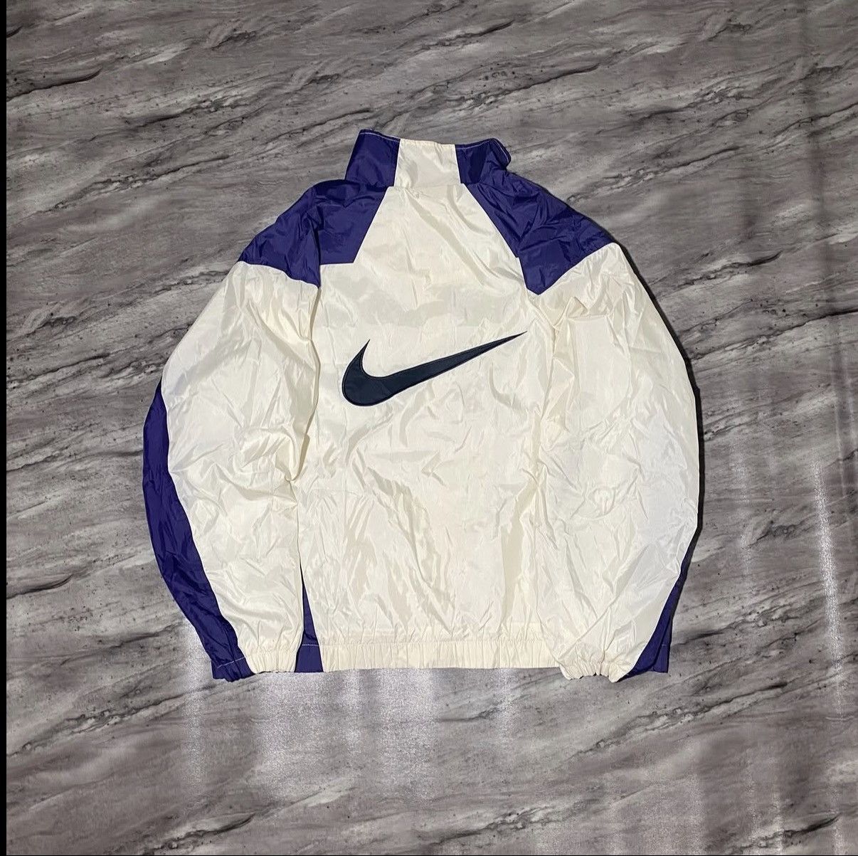 Nike 90s Nike Big Swoosh Windbreaker jacket ⭐️ Size US S / EU 44-46 / 1 - 1 Thumbnail