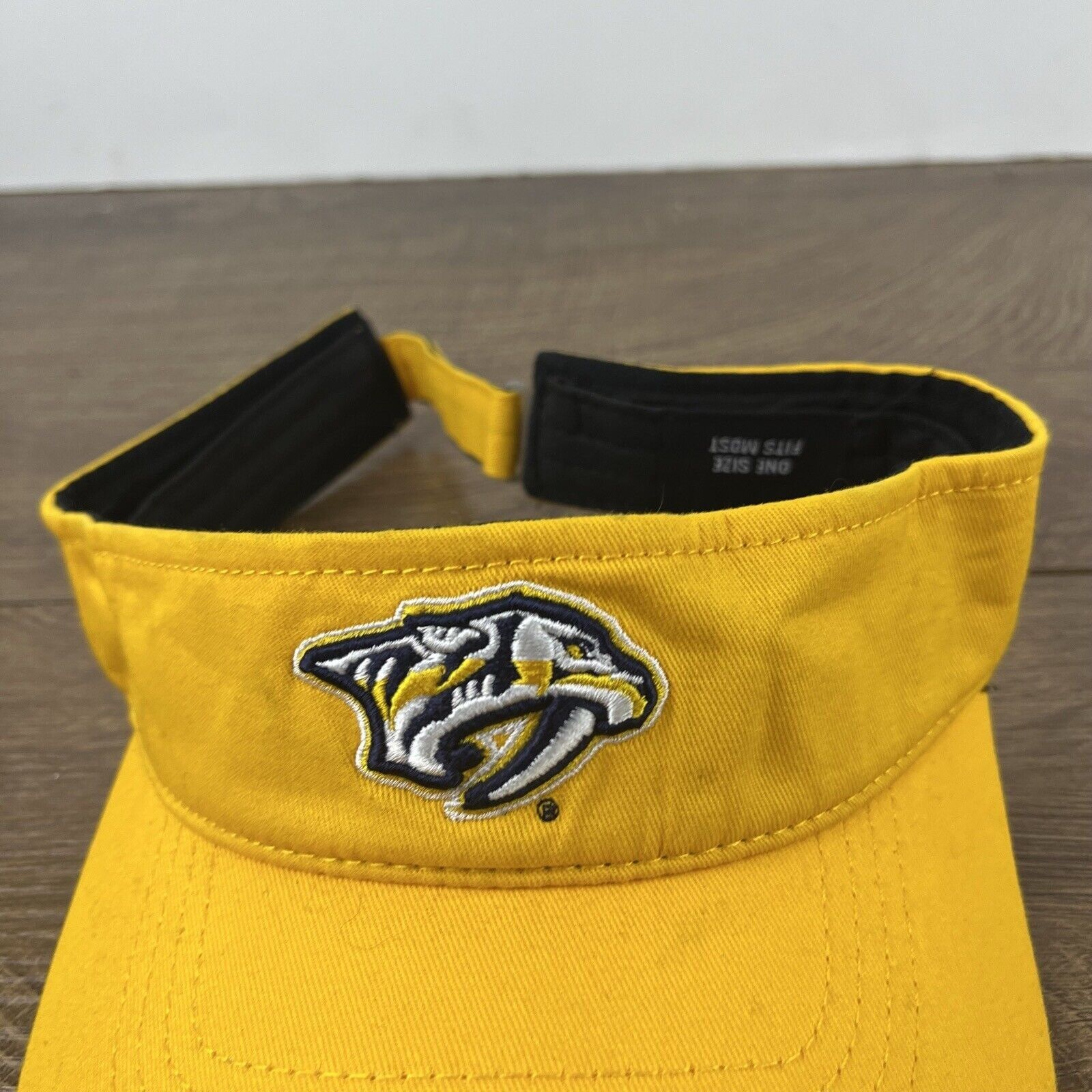 Other Nashville Predators Visor Hat Yellow Cap Hat Adjustable Hat Size ONE SIZE - 7 Thumbnail