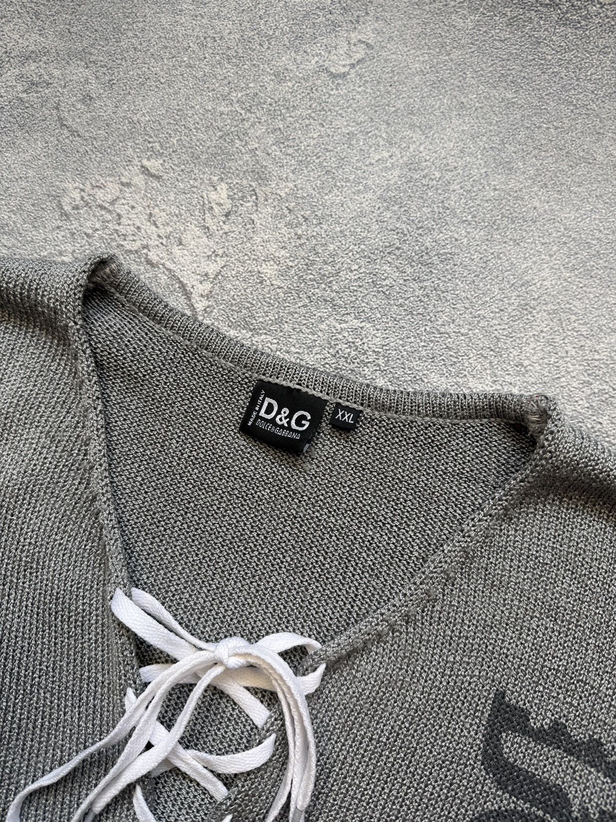 Dolce & Gabbana Vintage Dolce & Gabbana Sweater Knit Turtleneck Big Logo DG Size US XXL / EU 58 / 5 - 5 Thumbnail