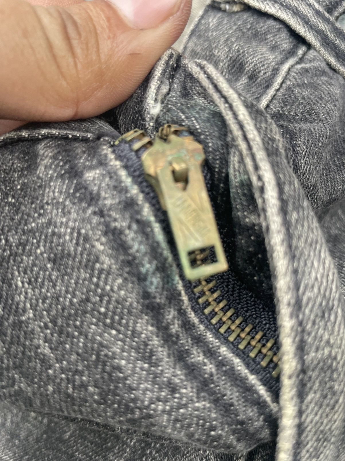 Vintage × Wrangler Vintage 90’s Wrangler Faded Distresed Size US 34 / EU 50 - 19 Thumbnail
