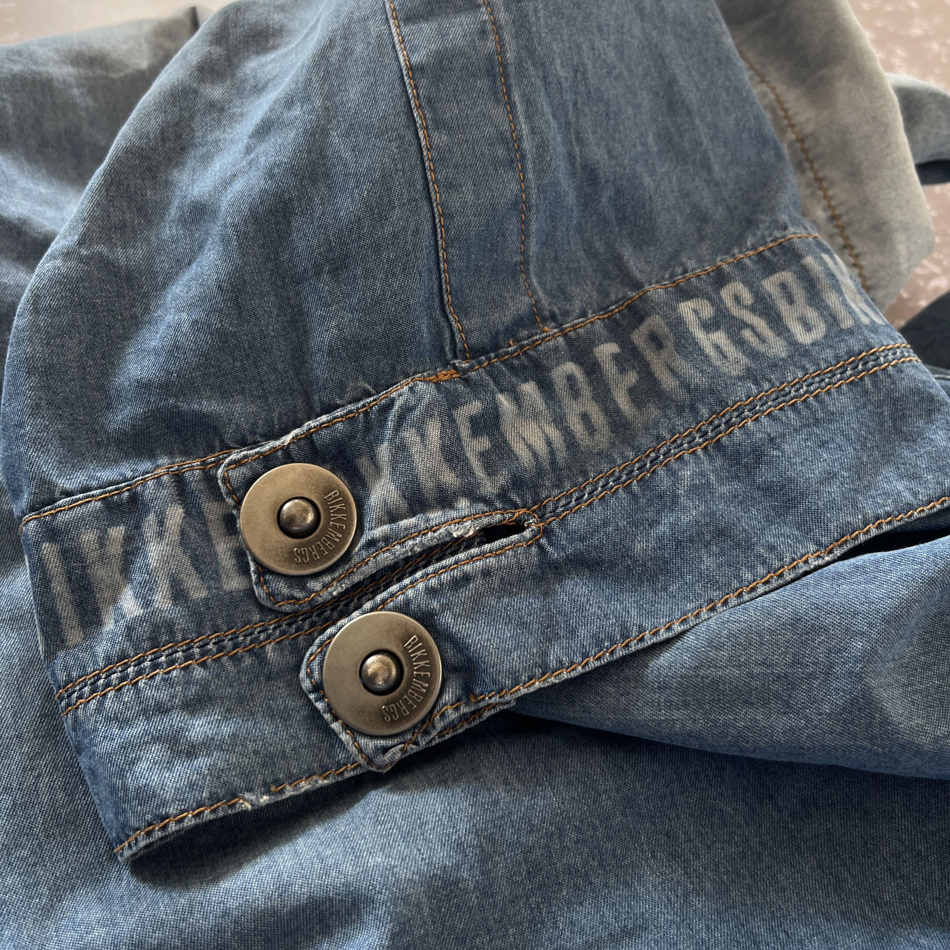 Dirk Bikkembergs Dirk Dirk Bikkembergs Asymmetric Button Up Denim Blue Shirt Size US M / EU 48-50 / 2 - 10 Thumbnail