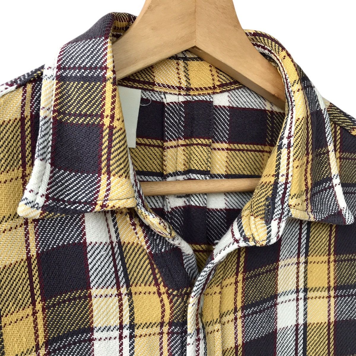 Japanese Brand × N.Hoolywood N. Hoolywood Japan Double Chest Flannel Shirt Size US M / EU 48-50 / 2 - 5 Thumbnail