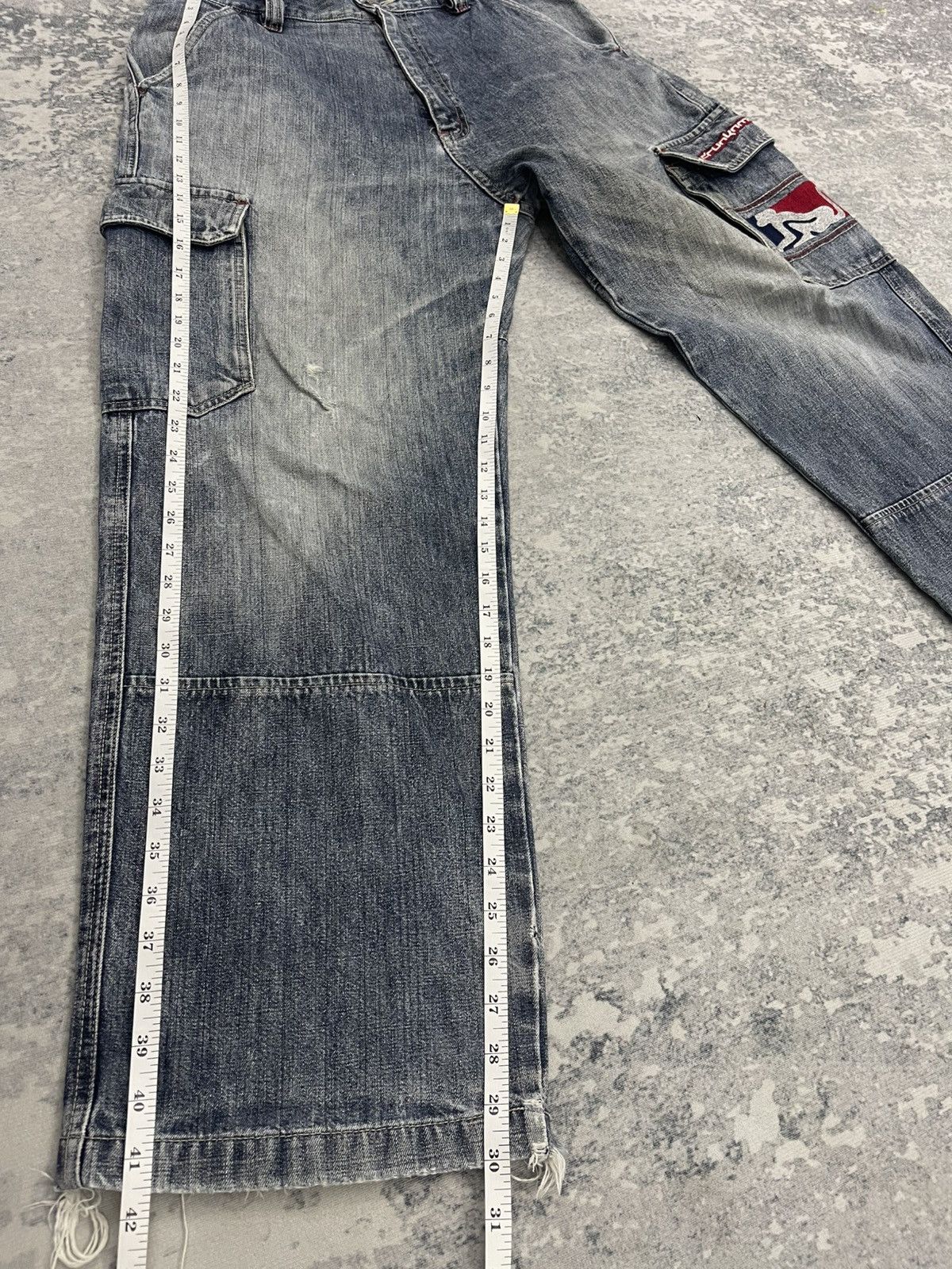DrunknMunky Drunkn Munky Serial 00036 Carpenter Distressed Denim s21 Size US 32 / EU 48 - 13 Thumbnail