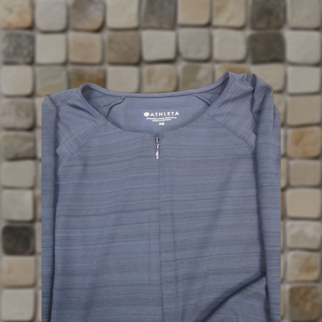 Athleta Athleta Womens XS Blue Running Half Zip Sweater Jacket - Athletic Activewear Size XS / US 0-2 / IT 36-38 - 1 Thumbnail