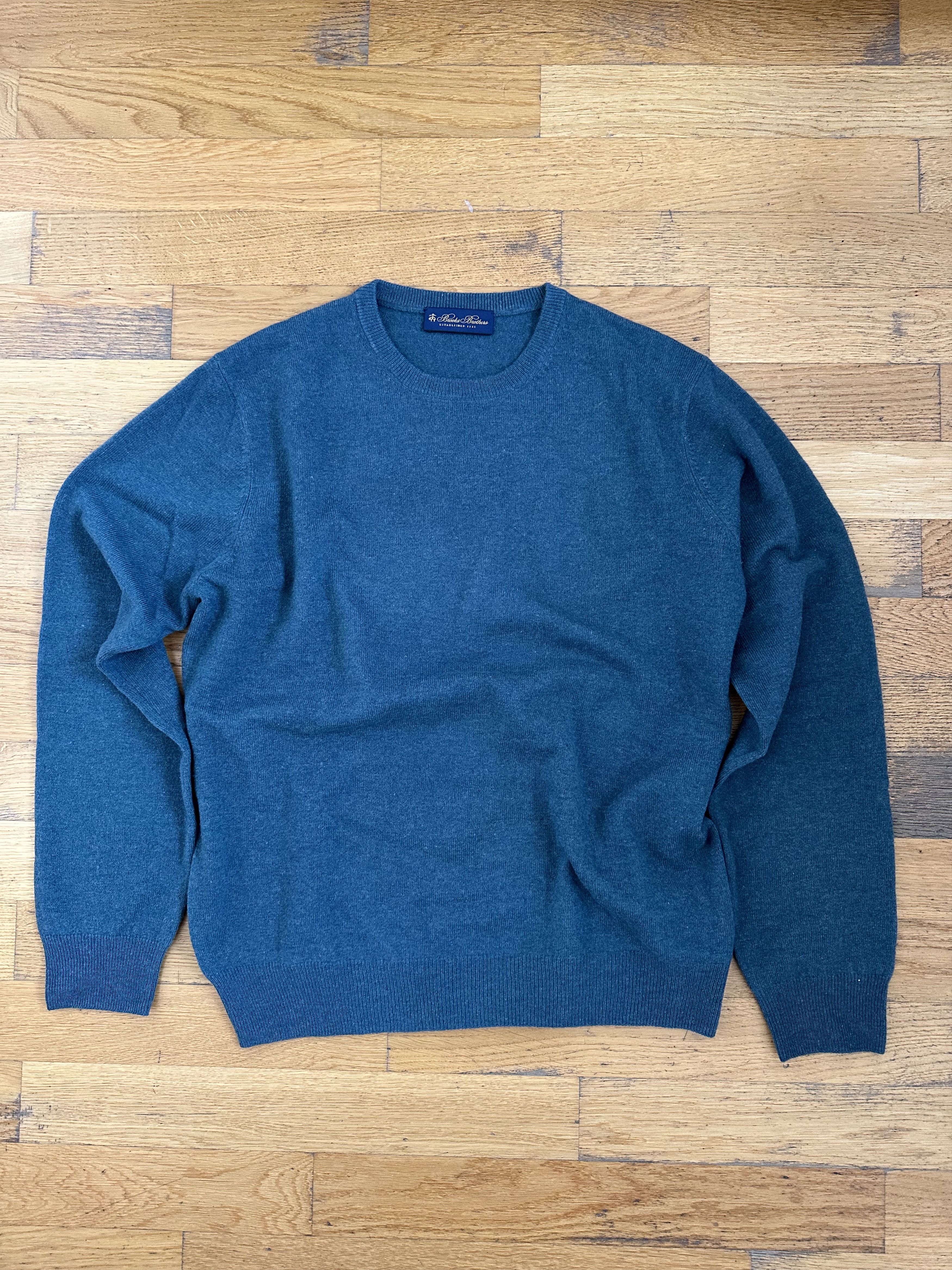 Brooks Brothers Wool and Cashmere Crew-Neck Sweater