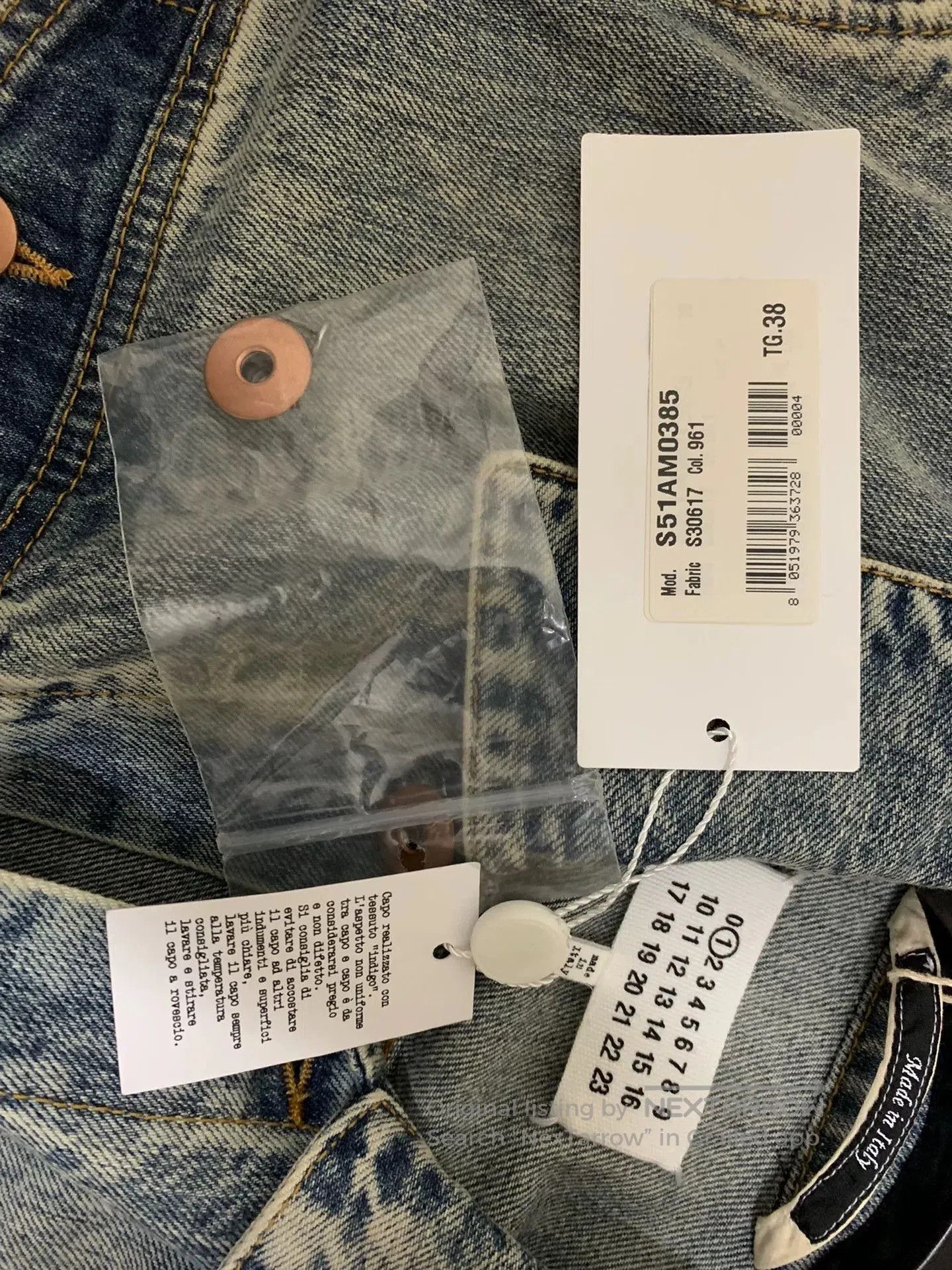 Maison Margiela Maison Margiela Denim Sleeveless Jacket. Size S / US 4 / IT 40 - 5 Thumbnail