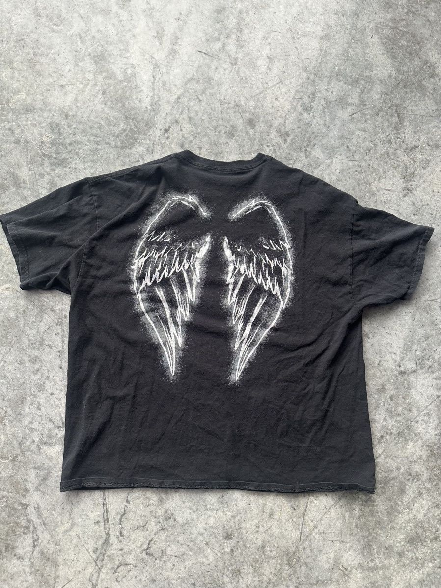 Goth Money Levi Catter DONTDODRUGS Black Wing TEE Size US XL / EU 56 / 4 - 4 Thumbnail