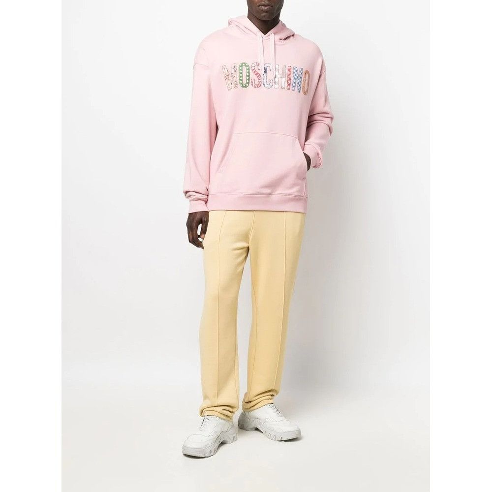 Moschino o1y0225 Logo Hoodie in Pink Size US M / EU 48-50 / 2 - 5 Thumbnail