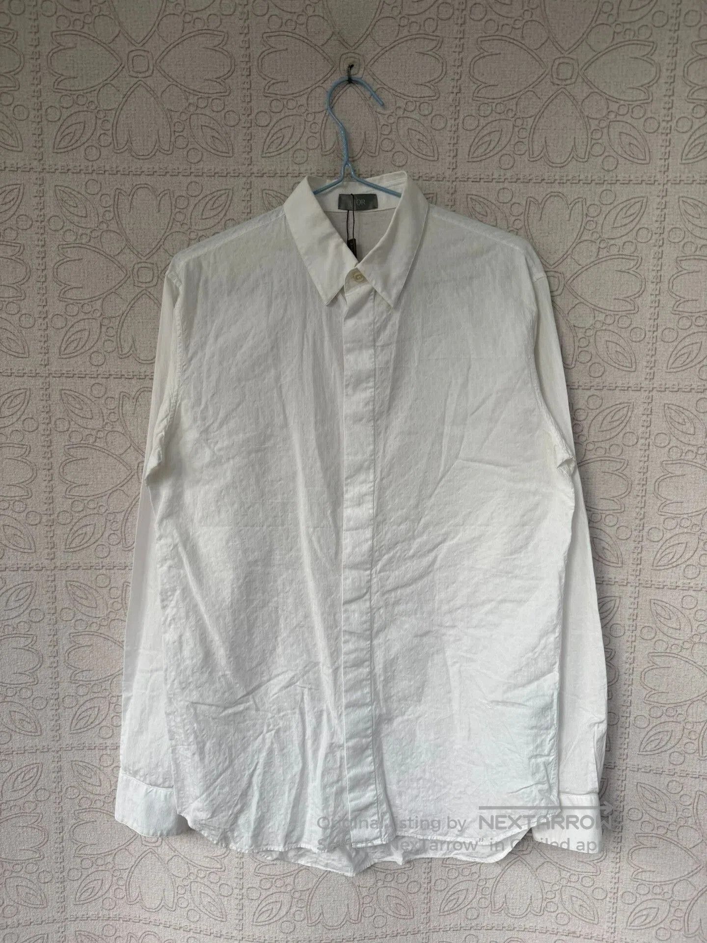 Dior Dior White Patterned Shirt Size 38. Size M / US 6-8 / IT 42-44 - 1 Thumbnail