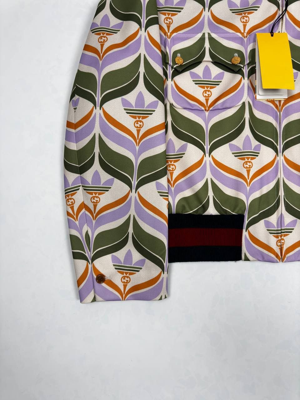 Adidas × Gucci Gucci X Adidas Trefoil Bomber Jacket Size US M / EU 48-50 / 2 - 5 Thumbnail