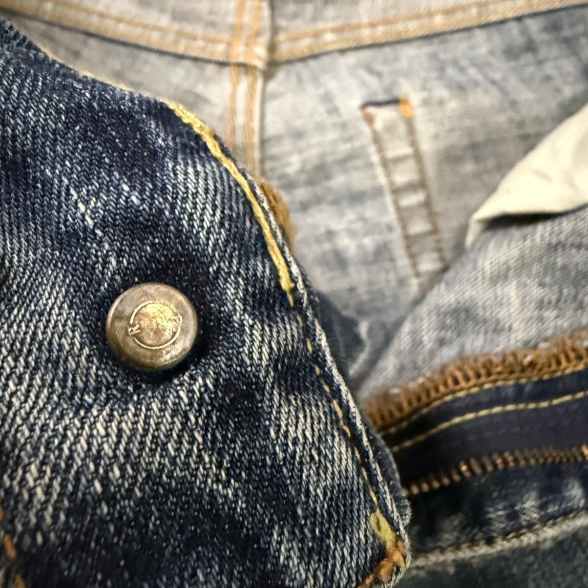 Undercover × Uniqlo 🔥🇯🇵 Vintage 90s S002 Uniqlo Dirty Distressed Jeans Denim Size US 31 - 13 Thumbnail
