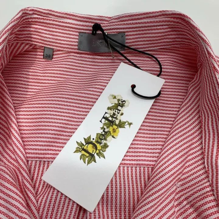Dior Dior Dior x Denim Tears Striped Long Sleeve Shirt 0079-250 Size US M / EU 48-50 / 2 - 7 Thumbnail