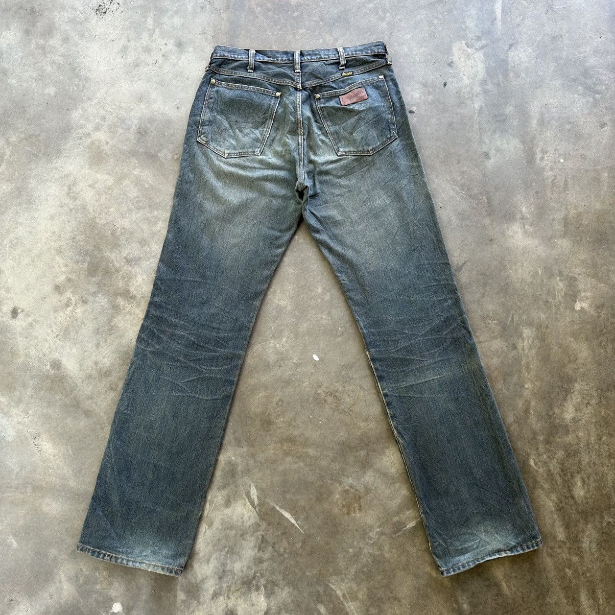 Japanese Brand Vintage Wrangler Rusty USA Distressed Denim Jean Pant W32 Size US 32 / EU 48 - 10 Thumbnail