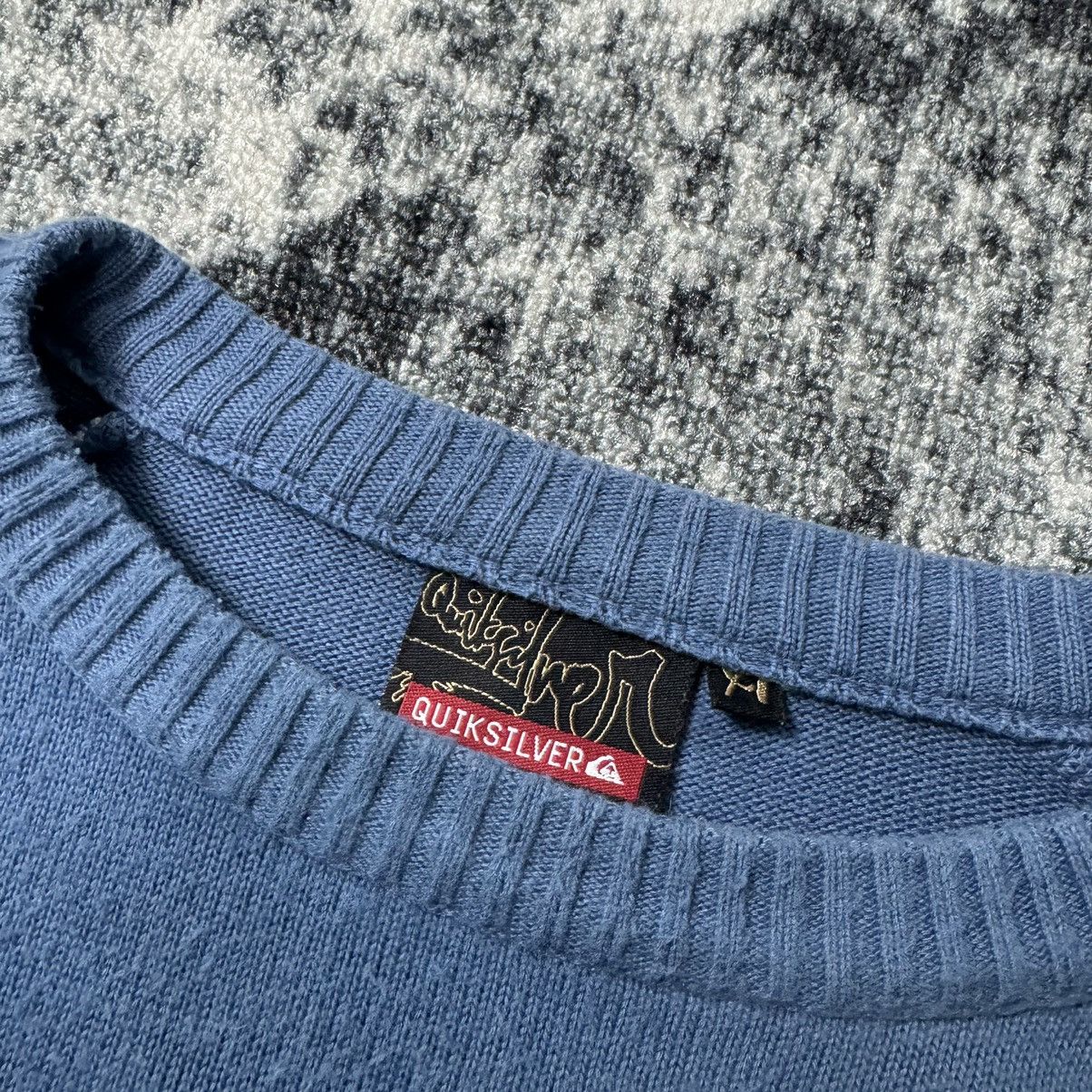 Quiksilver Vintage Y2K Quilsilver Knitted Sweater Local Addict Big Logo Size US XL / EU 56 / 4 - 4 Thumbnail