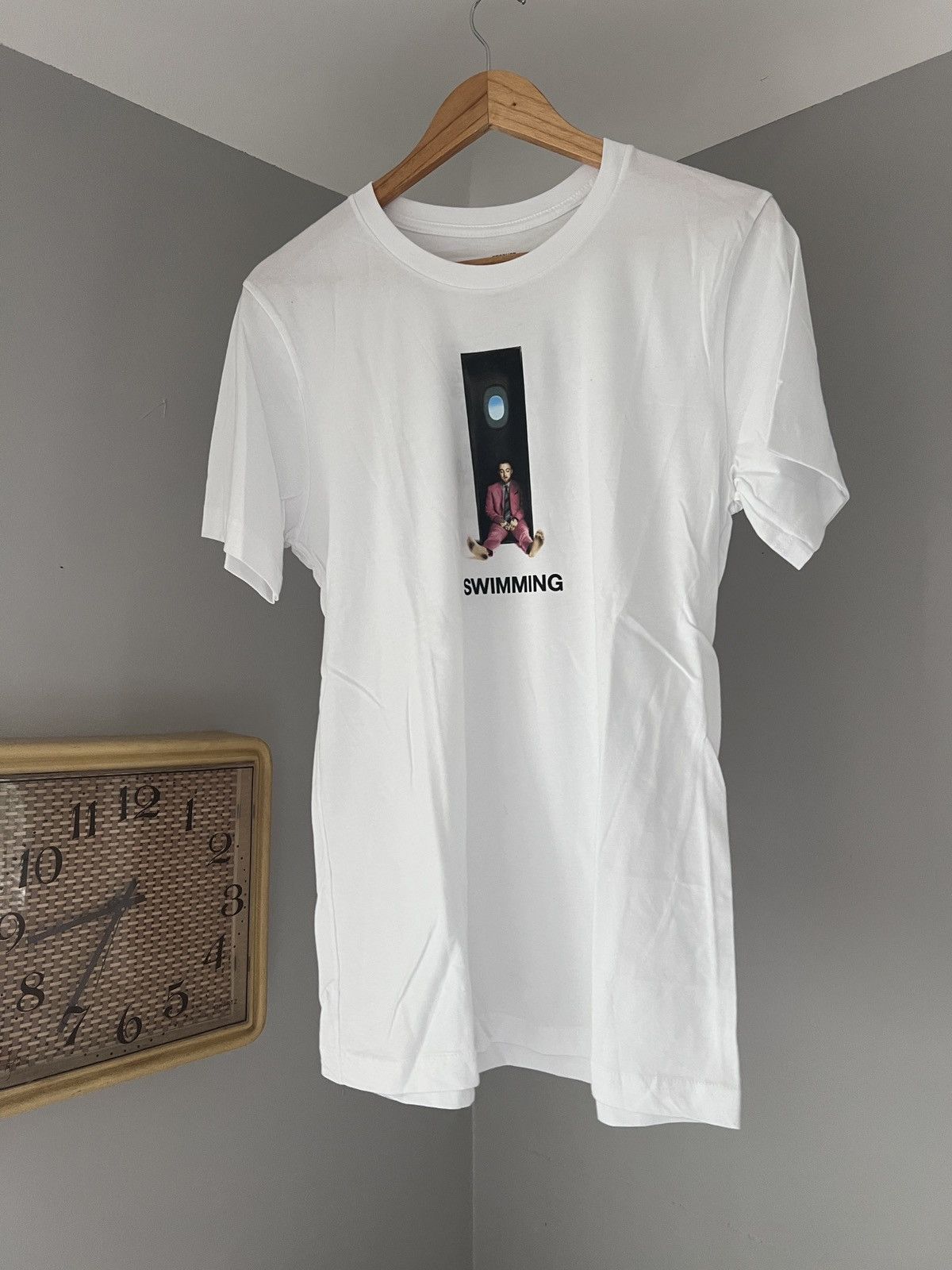 Mac Miller Swimming Tシャツ Mac Miller Swimming Album T Shirt White Rap Hip Hop 2018