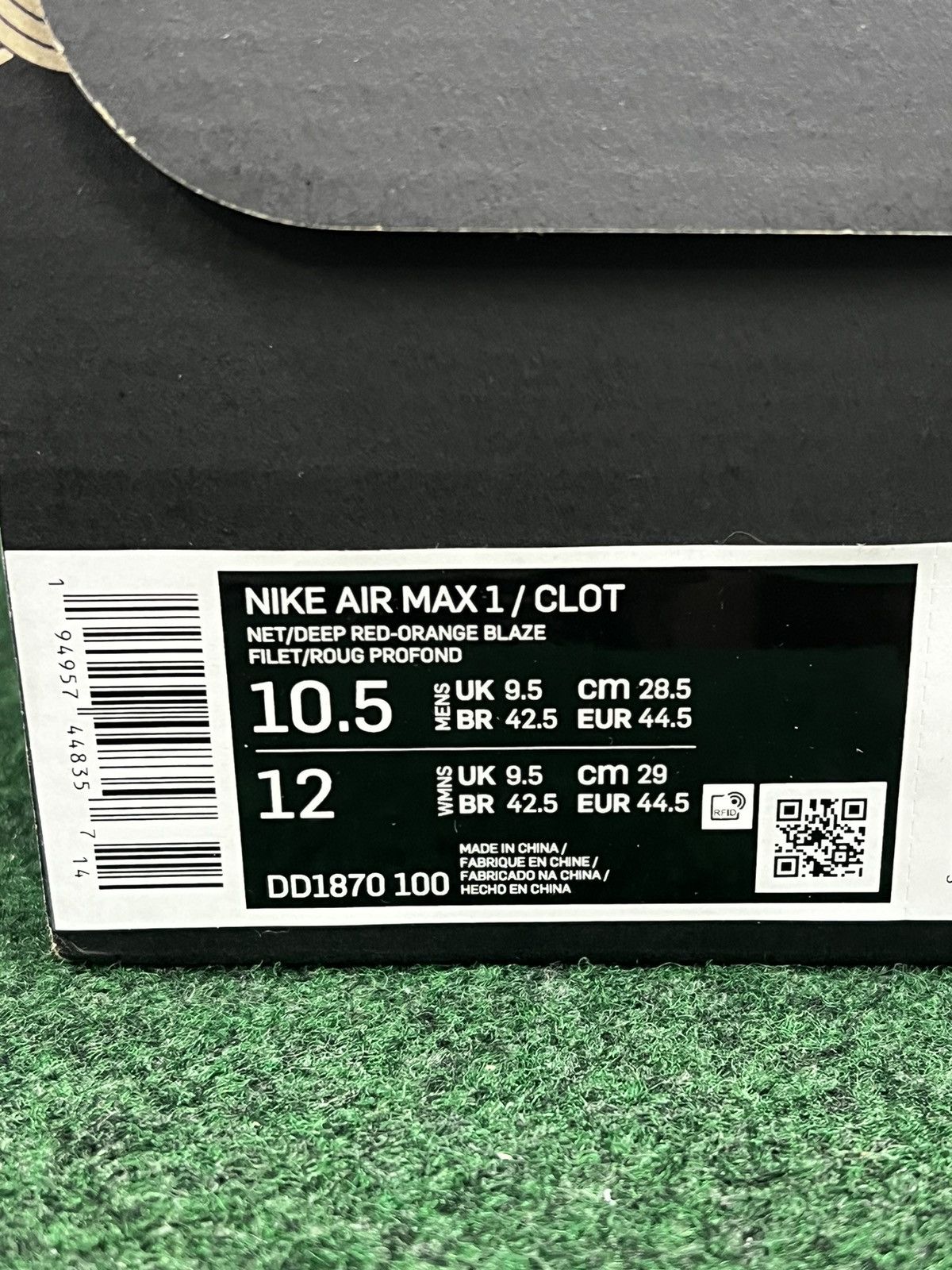 CLOT × Nike 2021 Nike Air Max 1 CLOT Kiss of Death Size US 10.5 / EU 43-44 - 3 Thumbnail