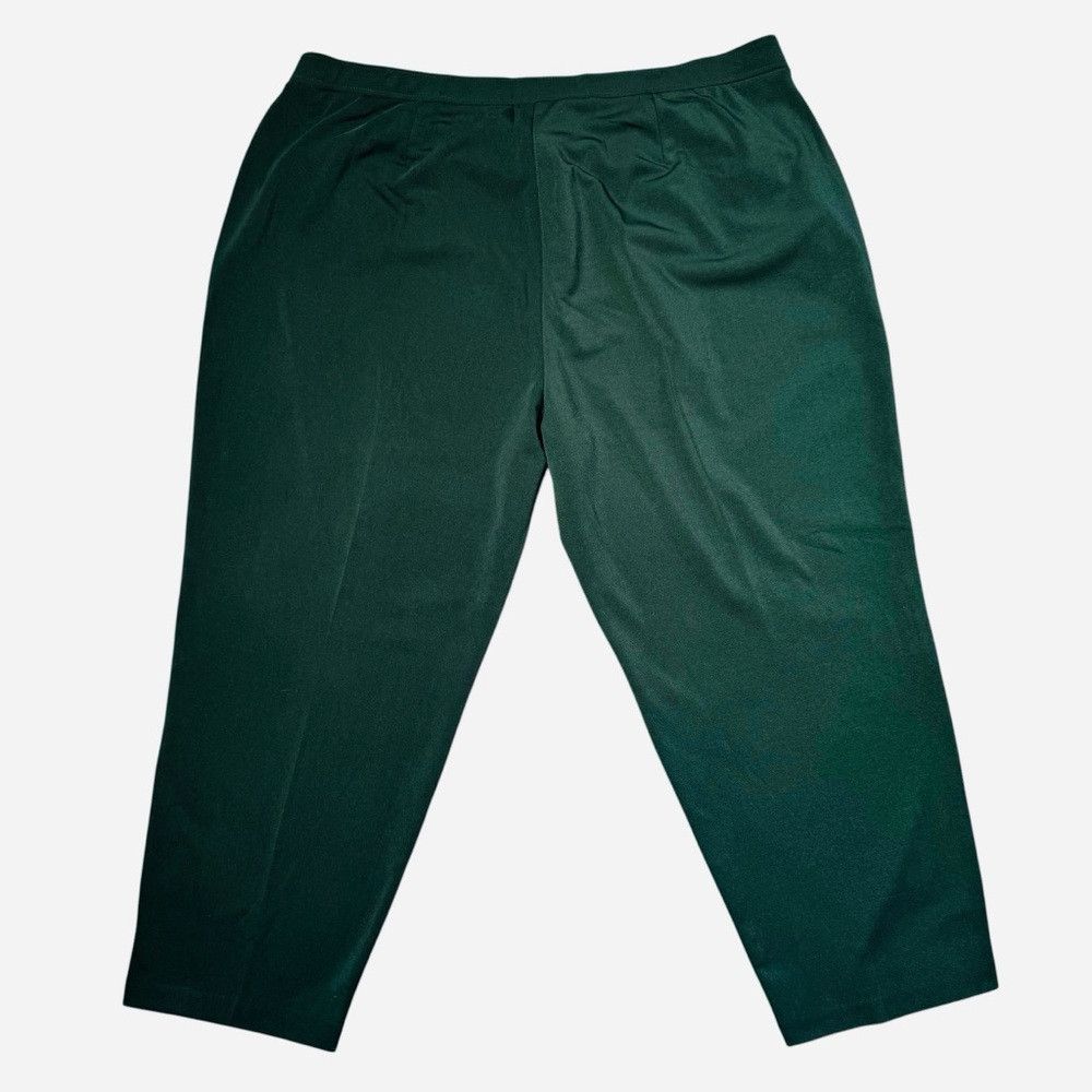 Other New Susan Graver Milano Knit Pull-On Slim Leg Ankle Green P Size 42" / US 20 - 3 Thumbnail