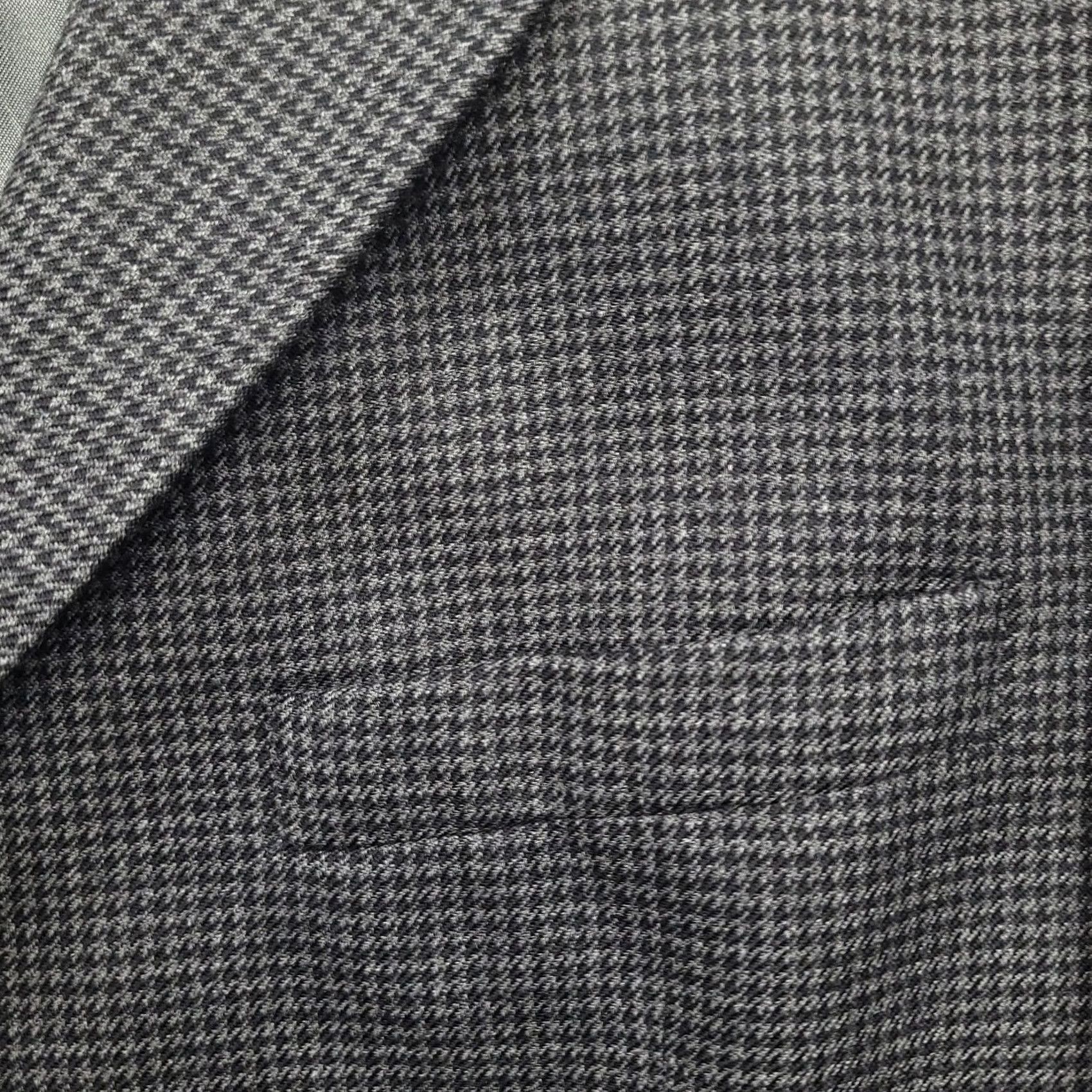 Brooks Brothers Brooks Brothers Blazer Mens 40 Wool Houndstooth Sport Coat Jacket Classic Gray 2-Button Notch Lapel Vintage? No Size 40R - 3 Thumbnail