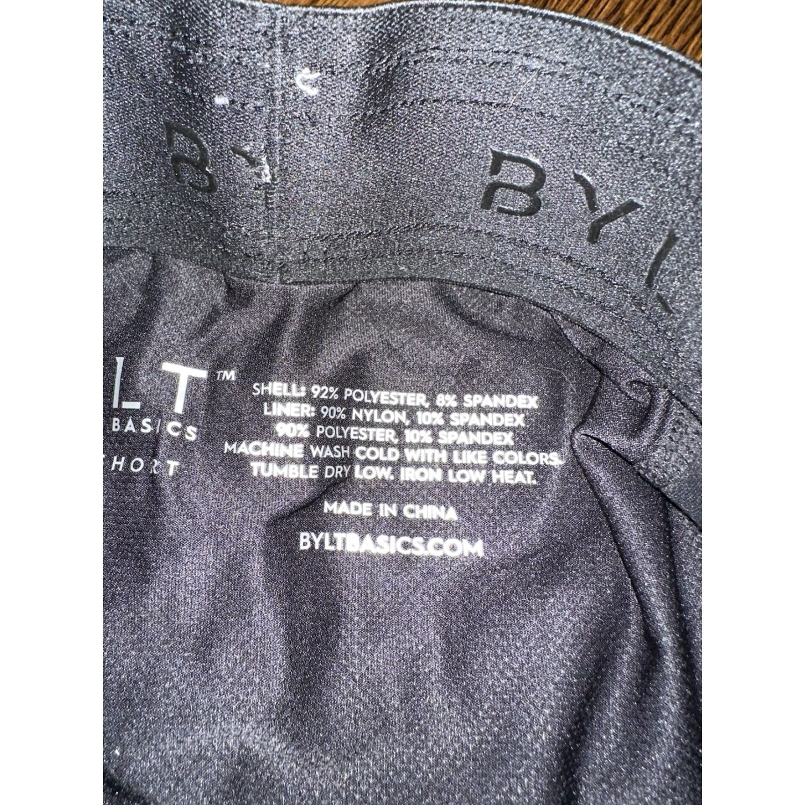 Asics BYLT Mens S 6" Active Training Shorts Drawstring Lined Cloud Dye Gray Polyester Spandex Athletic Pockets Lightweight Easy Care Size US 29 - 7 Thumbnail