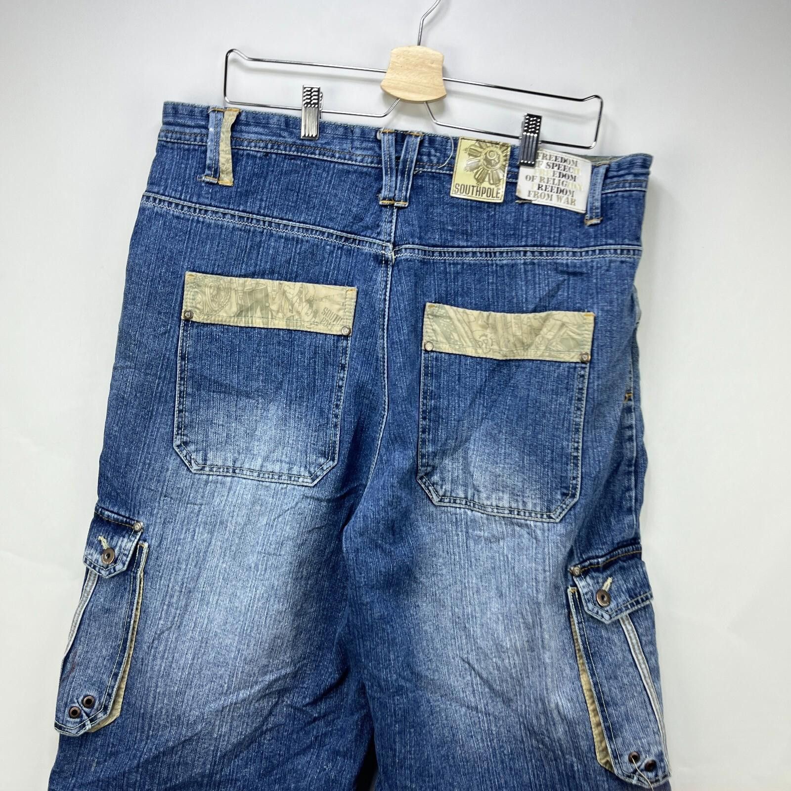 Southpole Vintage Y2K South Pole Jorts Jean Shorts Denim Baggy 38 Size US 38 / EU 54 - 2 Thumbnail