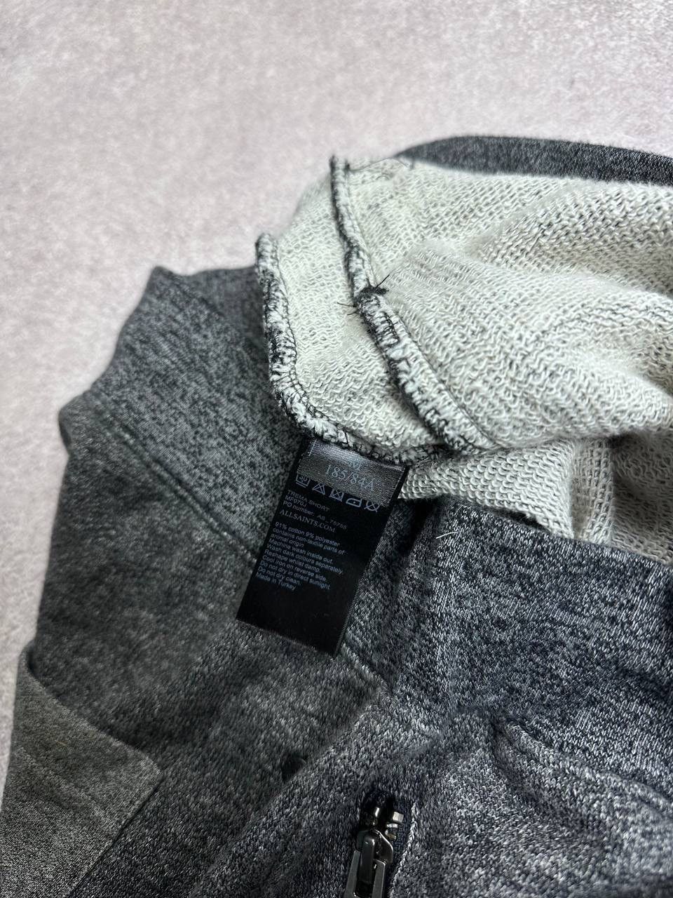 Allsaints Vintage Allsaints Grey Cotton Shorts M Size US 32 / EU 48 - 8 Thumbnail