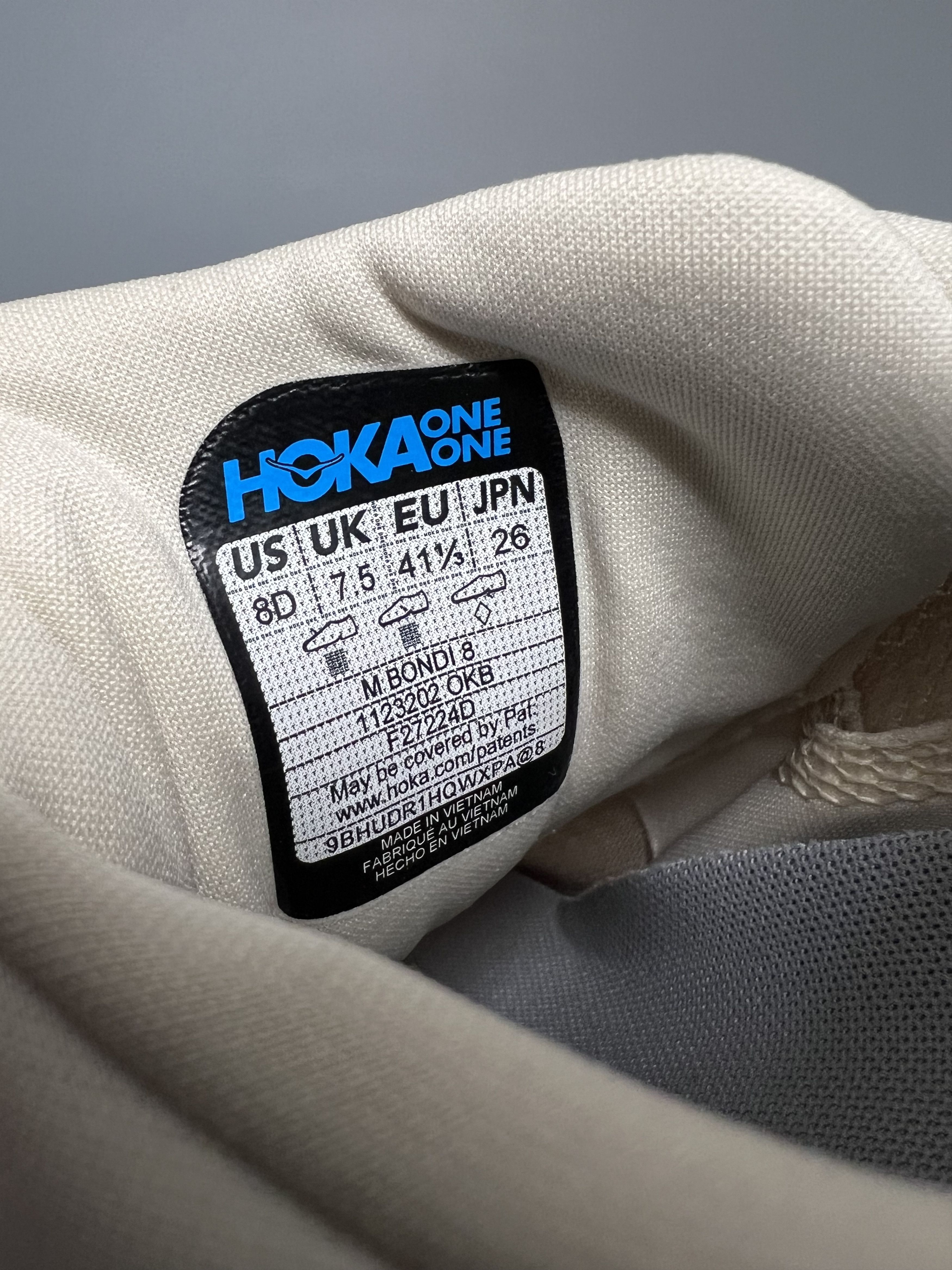 Hoka 8D Hoka One One Bondi 8 Men's Running Shoes Gym Walking Size US 8 / EU 41 - 8 Thumbnail
