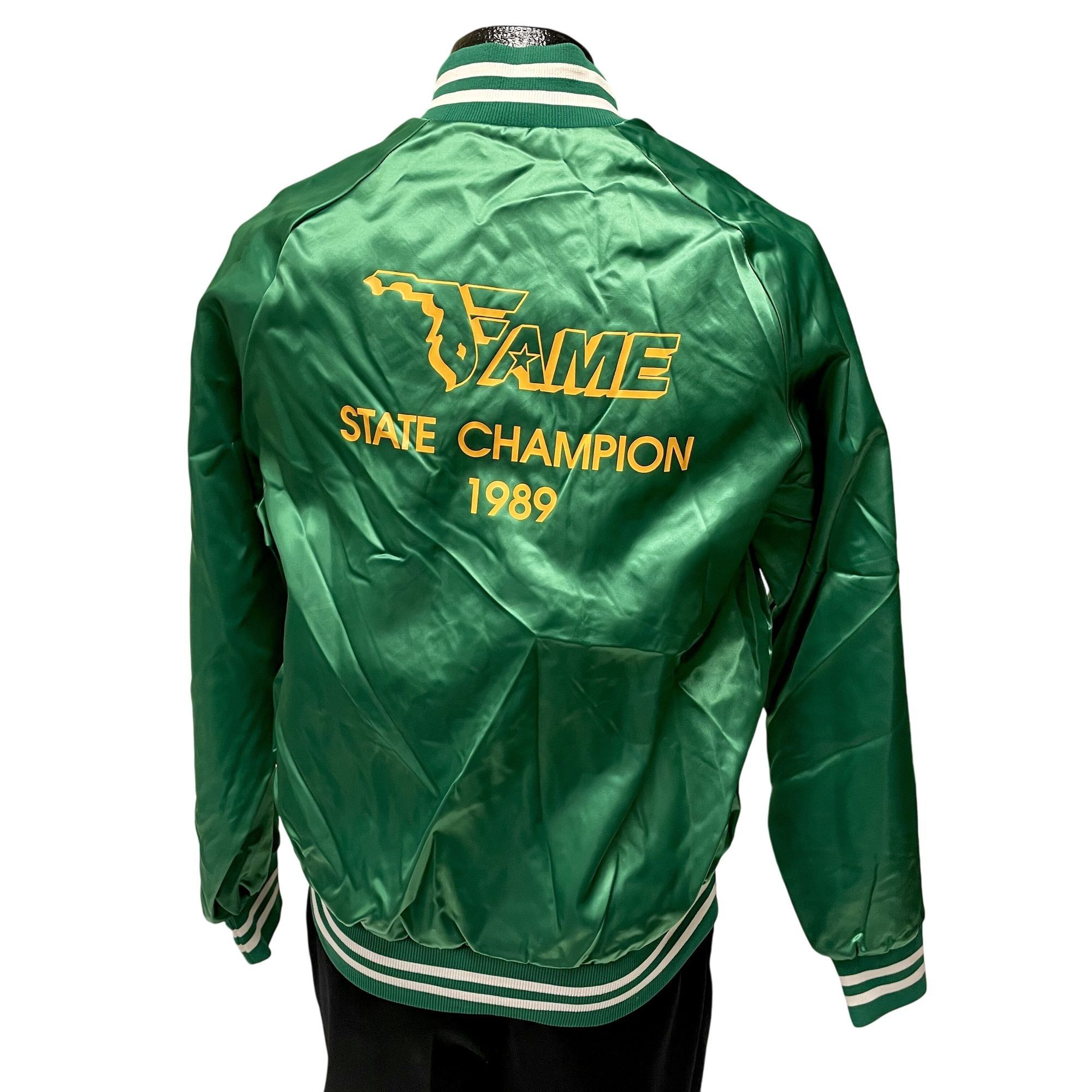 Other Vtg Westark USA SHINY Green Bomber AME 1989 SATIN Jacket Size US M / EU 48-50 / 2 - 2 Thumbnail