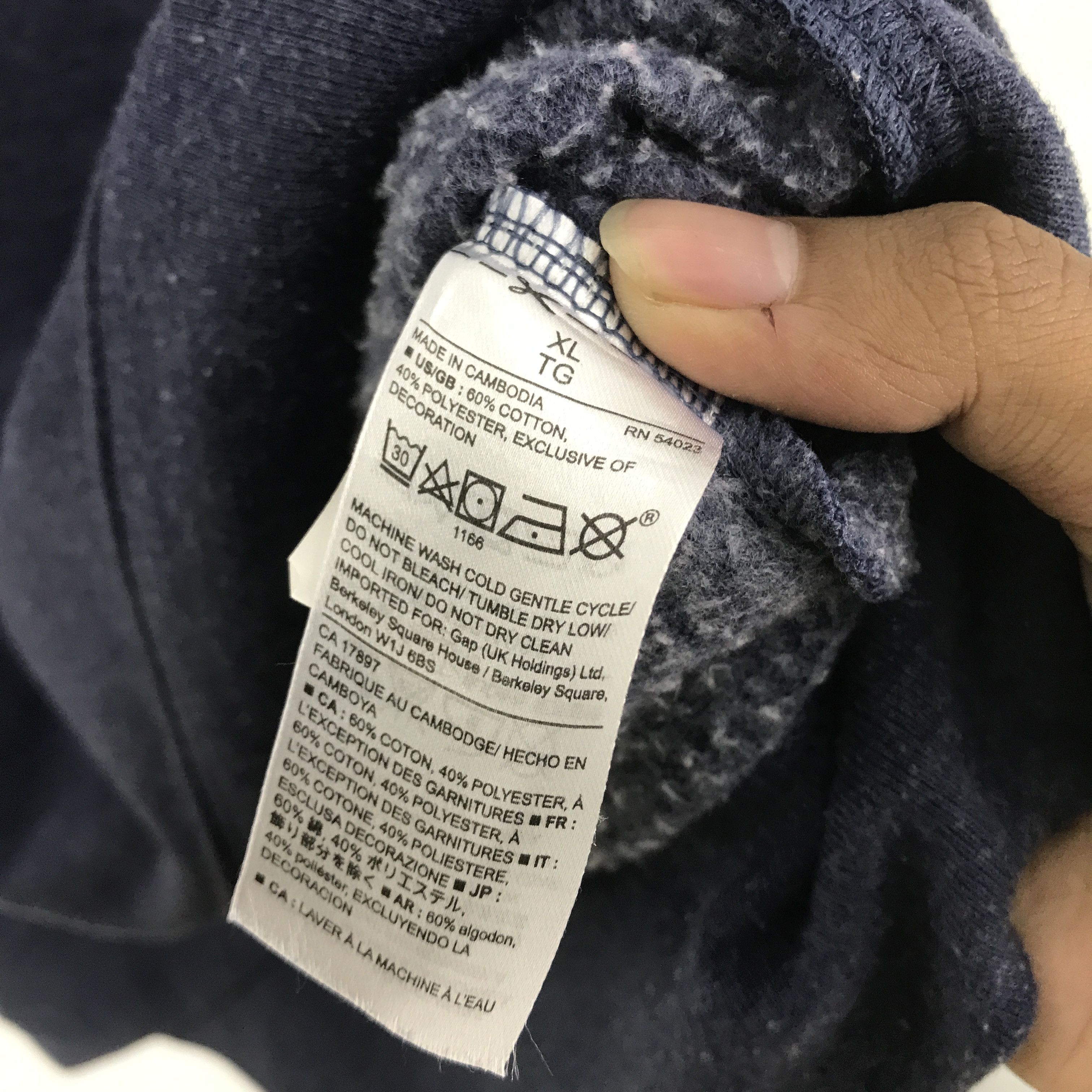 Gap Rare Gap american logo hoodie sweatshirt Size US XL / EU 56 / 4 - 6 Thumbnail