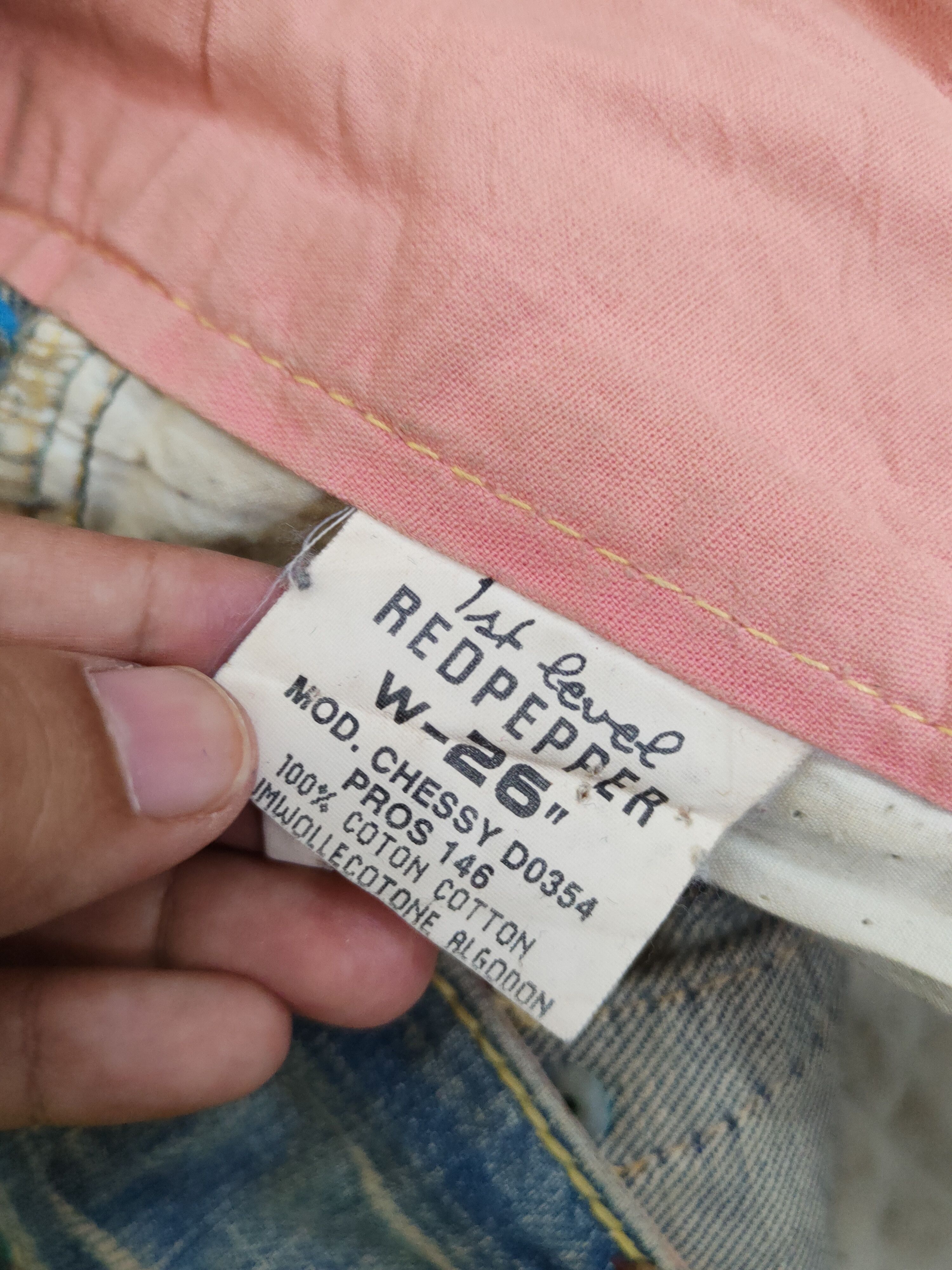 Japanese Brand Red Pepper Dark Blue Distressed Ripped Jeans #W1489 Size 26" / US 2 / IT 38 - 14 Thumbnail