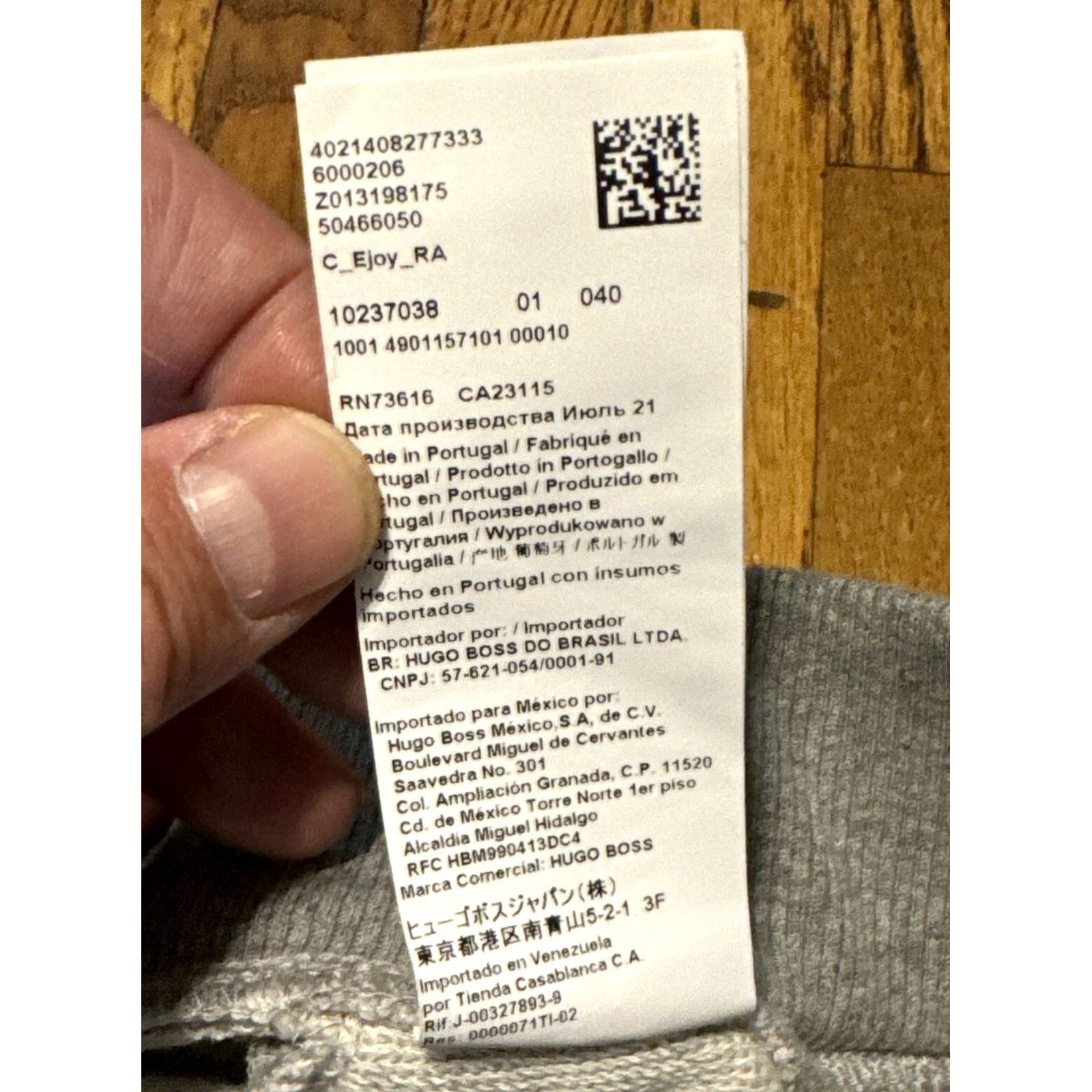 Russell Athletic Russell Athletic Hugo Boss Jogger Sweatpants Womens M Grey Logo Size 32" / US 10 / IT 46 - 7 Thumbnail