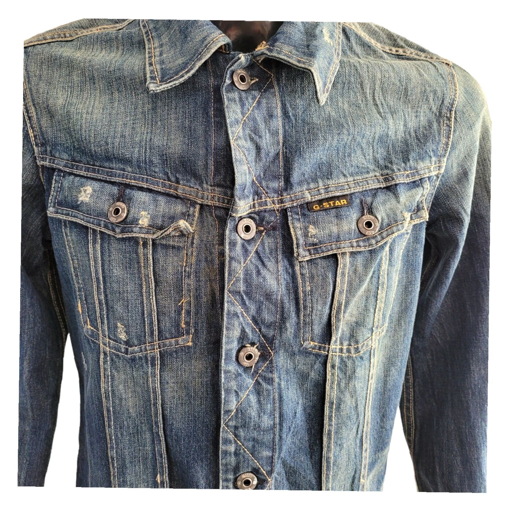G-Star G-Star 8301 Cotton Denim Jacket M Women Blue Stars Denim Jacket M Size M / US 6-8 / IT 42-44 - 4 Thumbnail