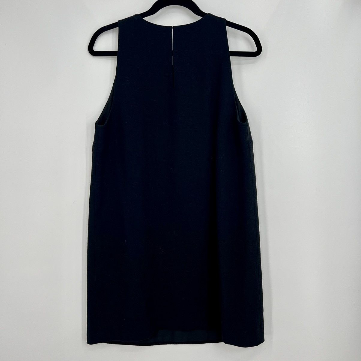 Joie Joie 100% Wool Sleeveless Shift Mini Dress Black Office Size L / US 10 / IT 46 - 5 Thumbnail
