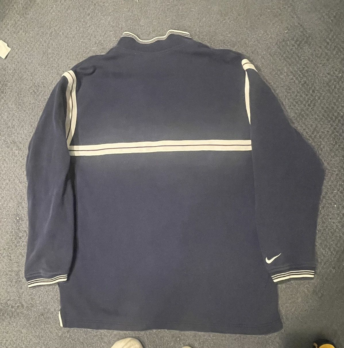 Nike × Vintage Rare vintage 90s Nike sb court challenge striped zip up Size US XL / EU 56 / 4 - 2 Thumbnail