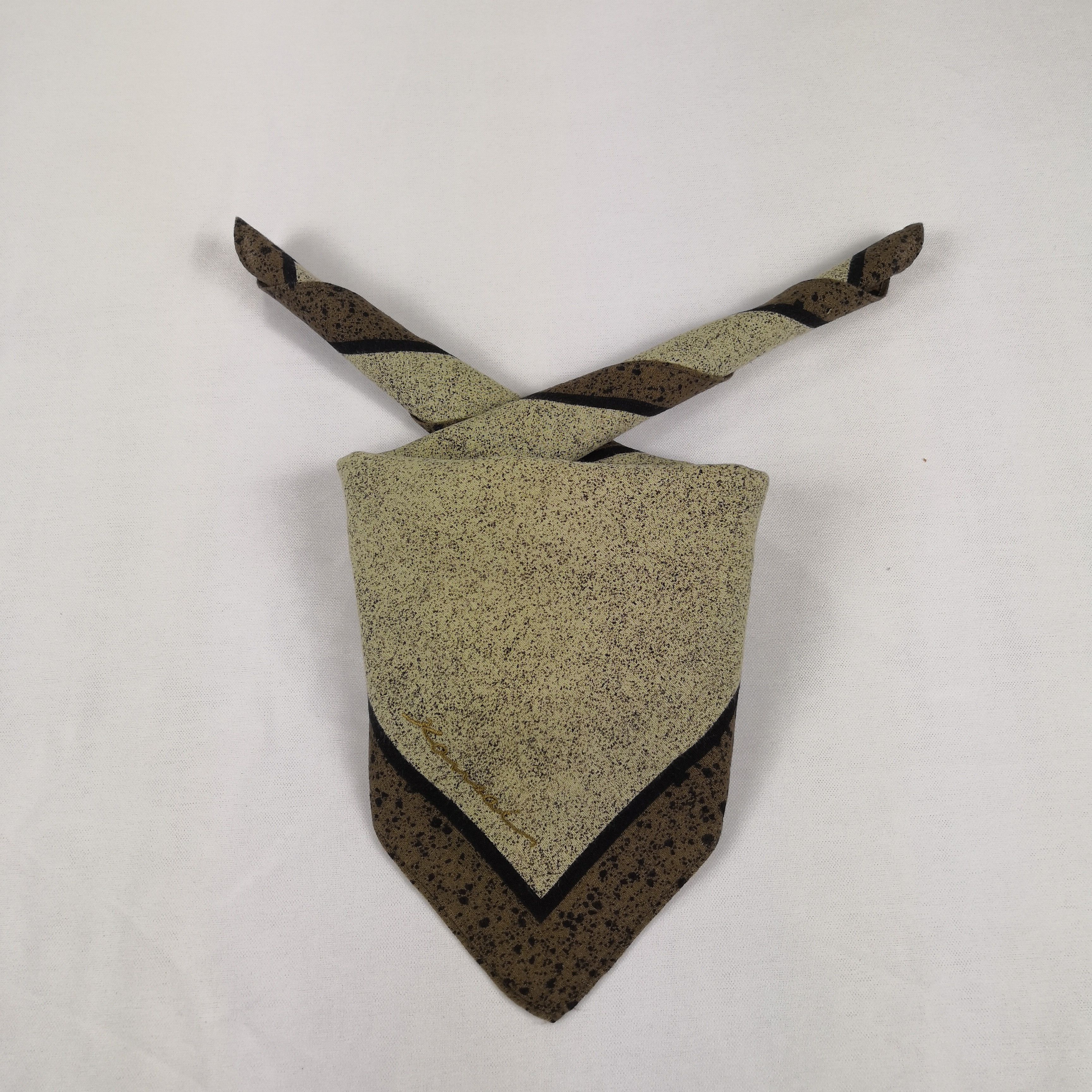 Kansai Yamamoto Vintage Kansai Neckerchief Handkerchief Bandana Japanese Size ONE SIZE - 1 Thumbnail