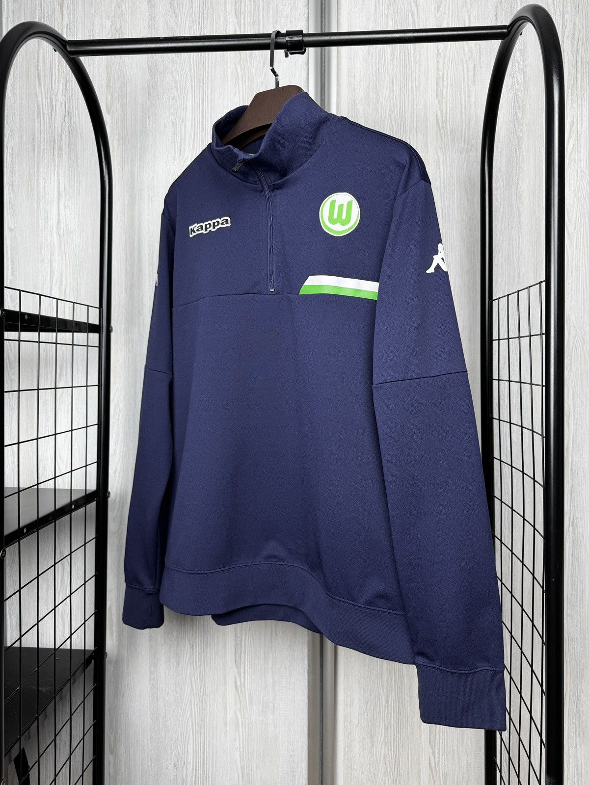 Kappa VfL Wolfsburg Drill Top KAPPA Die 2015 2016 Training Jersey Size US XXL / EU 58 / 5 - 5 Thumbnail