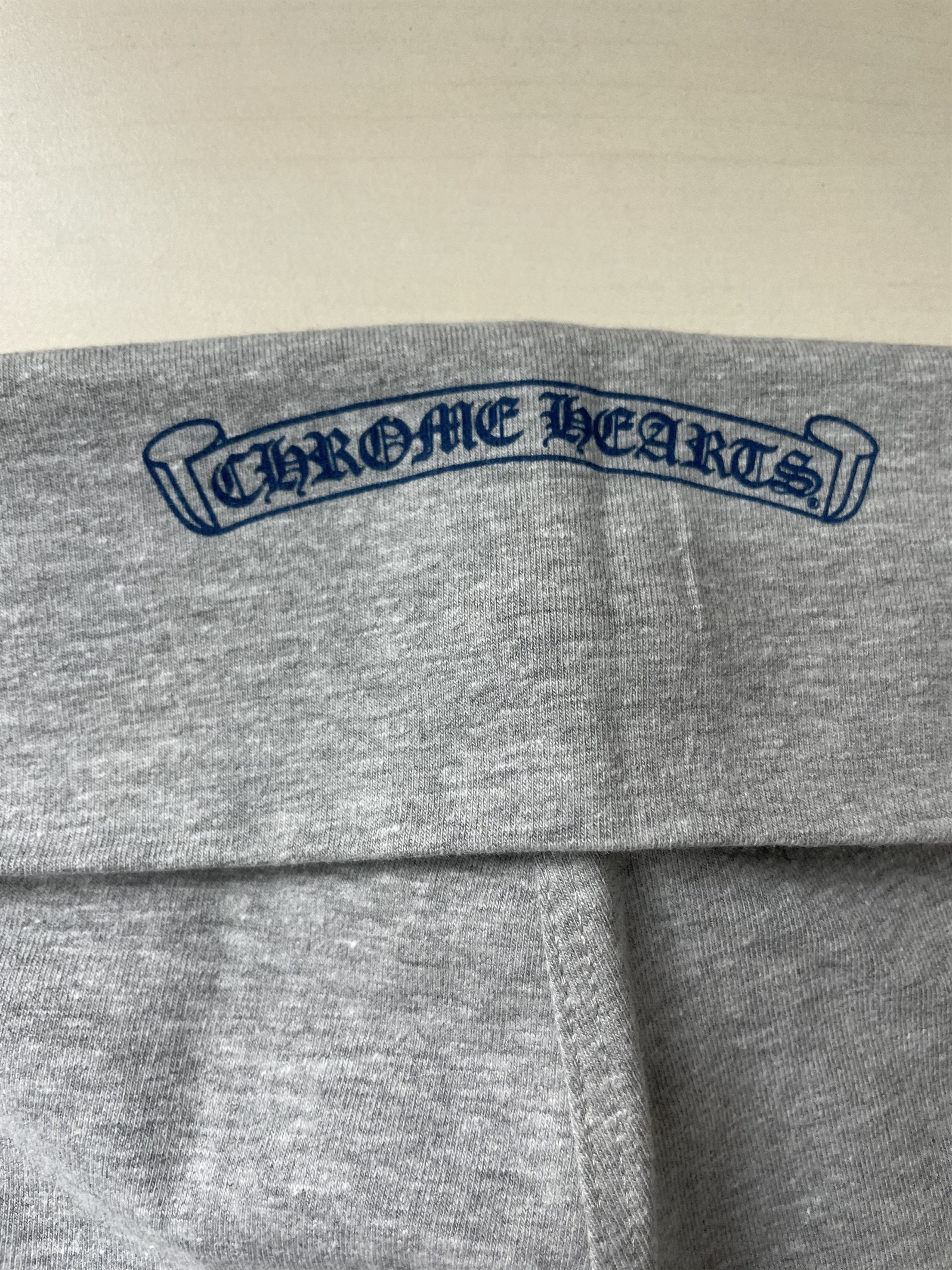 Chrome Hearts Chrome Hearts Grey Bell-Bottom Yoga Pants Size 28" / US 6 / IT 42 - 3 Thumbnail