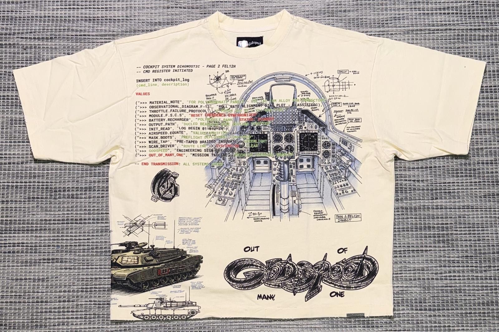 Godspeed Godspeed Bone Art Of War Tee Size US L / EU 52-54 / 3 - 1 Thumbnail
