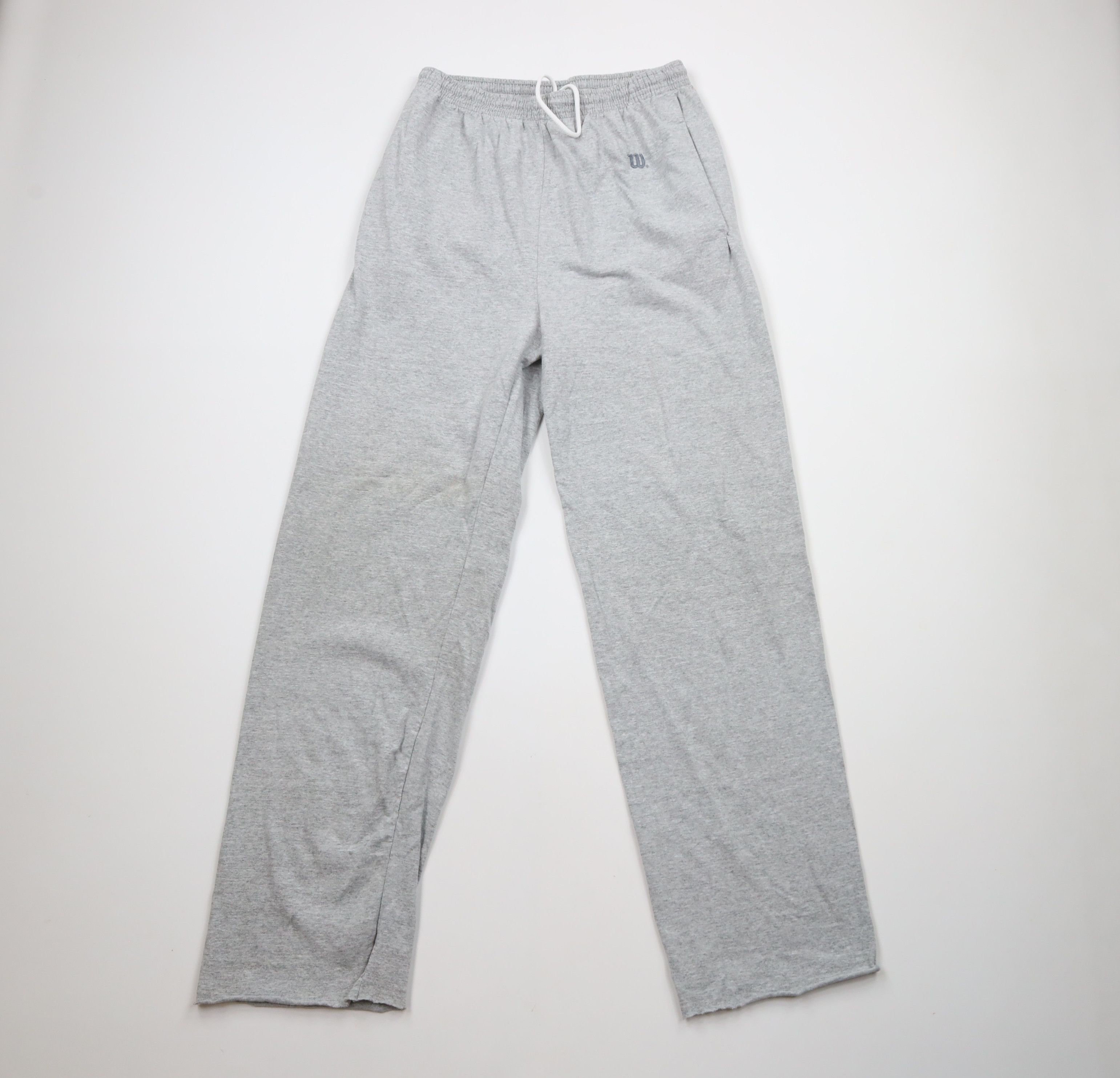 Vintage Vintage 90s Wilson Wide Leg Lightweight Pants Gray USA Size US 36 / EU 52 - 1 Thumbnail