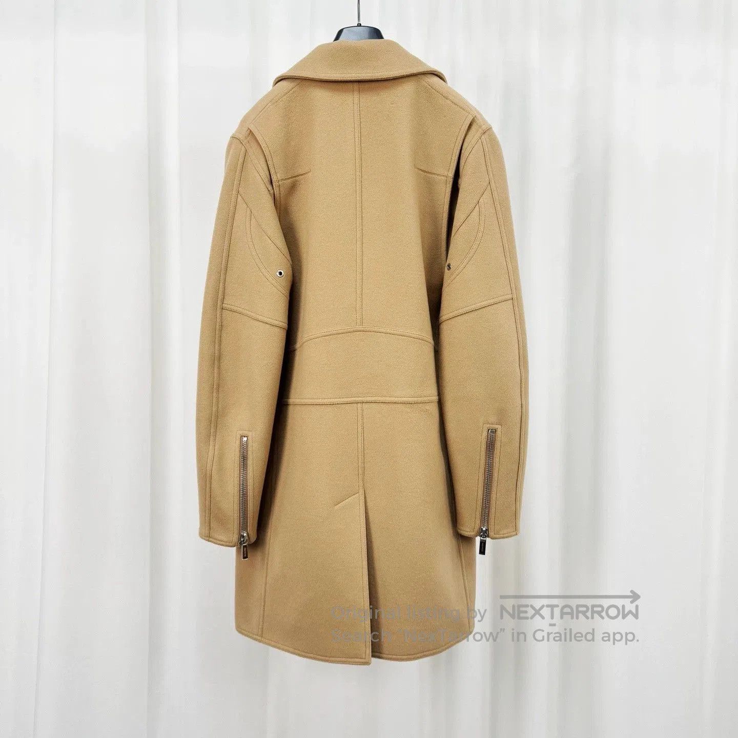 Dior Dior Camel Wool Multi-Zip Coat. Size US M / EU 48-50 / 2 - 2 Thumbnail