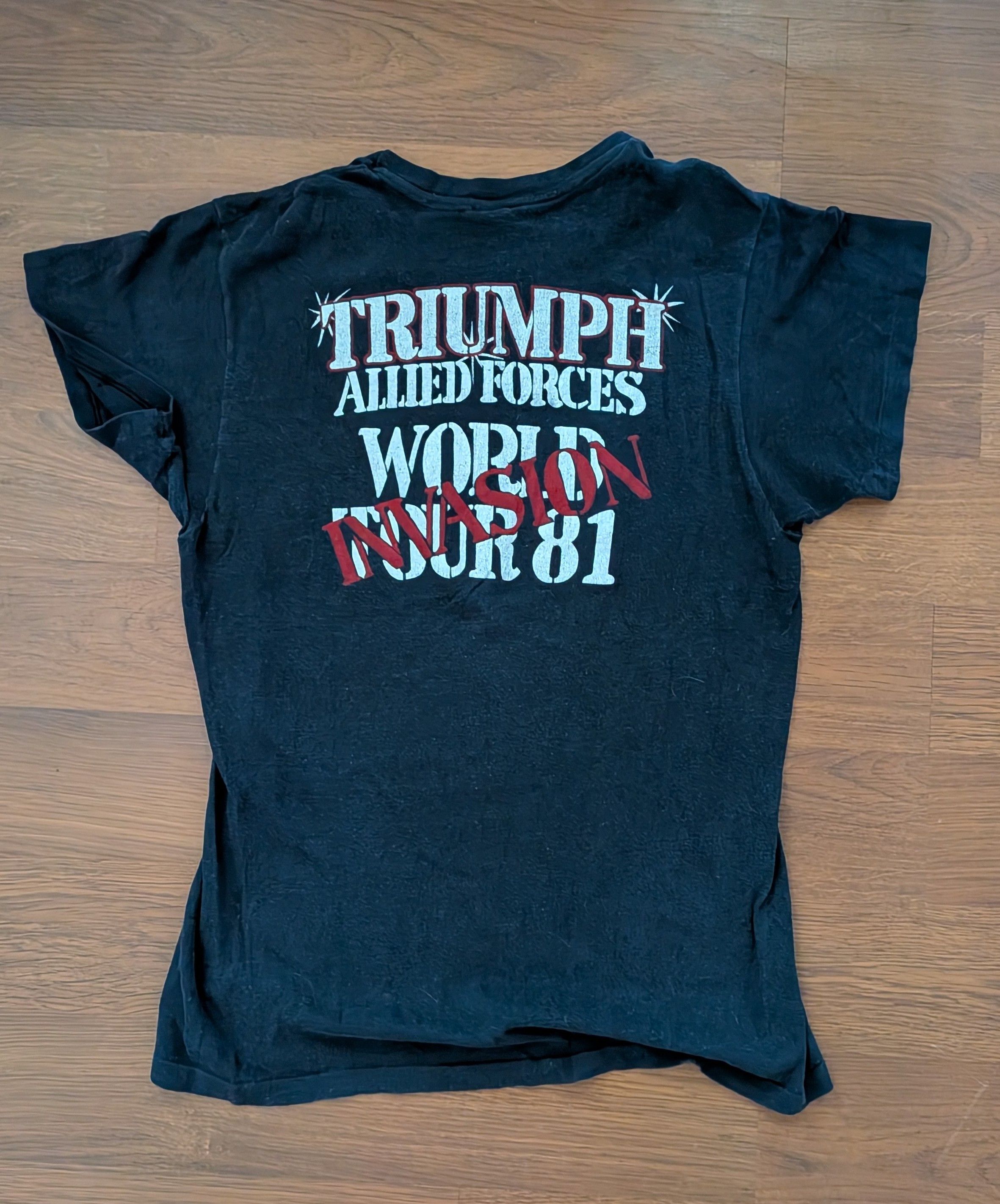 Hanes Vintage Triumph Allied Forces Tour ’81 Tee, Hanes Size US M / EU 48-50 / 2 - 5 Thumbnail