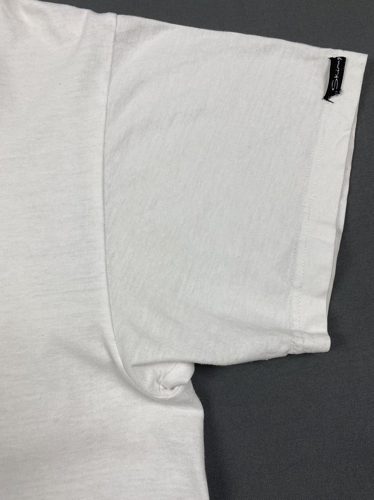 Vintage 1990’s Vintage Skinny Bodywear White Blank Boxy Tee Size US XL / EU 56 / 4 - 4 Thumbnail