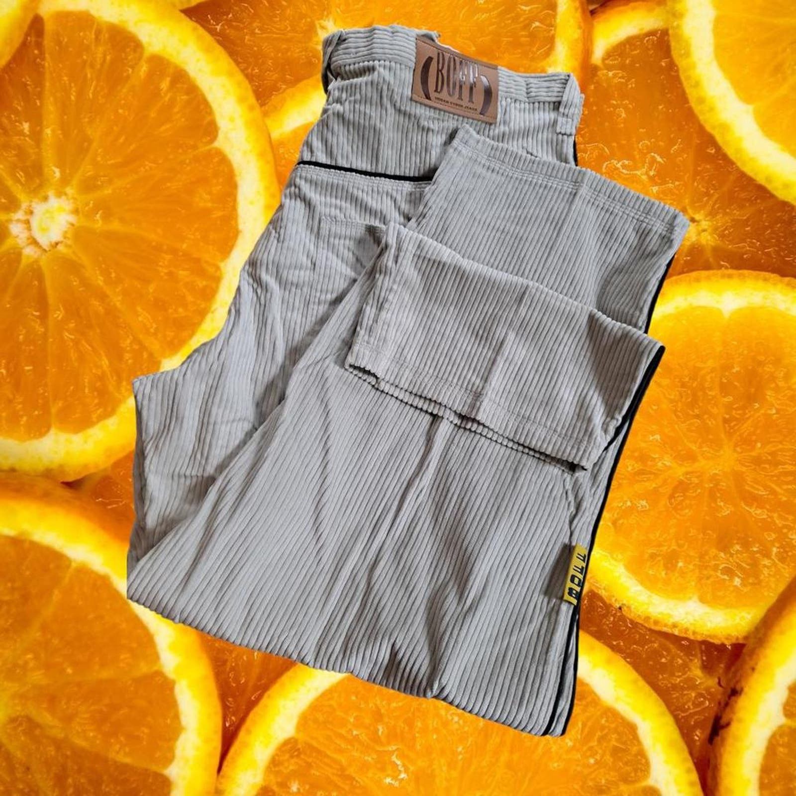 Other Boff White Corduroy‎ Pants with Black Trim Size 48 Size US 44 / EU 60 - 1 Thumbnail