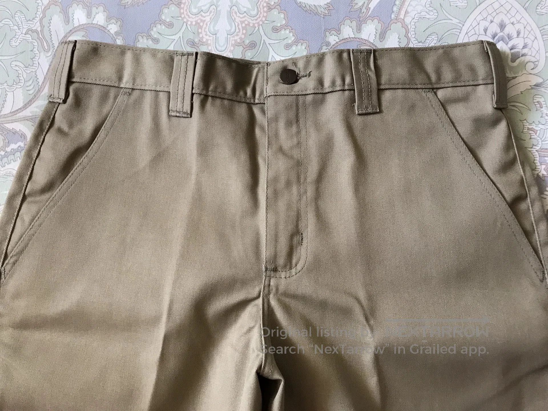 Carhartt Carhartt B290 Khaki W34L30 Work Pants. Size US 34 / EU 50 - 4 Thumbnail