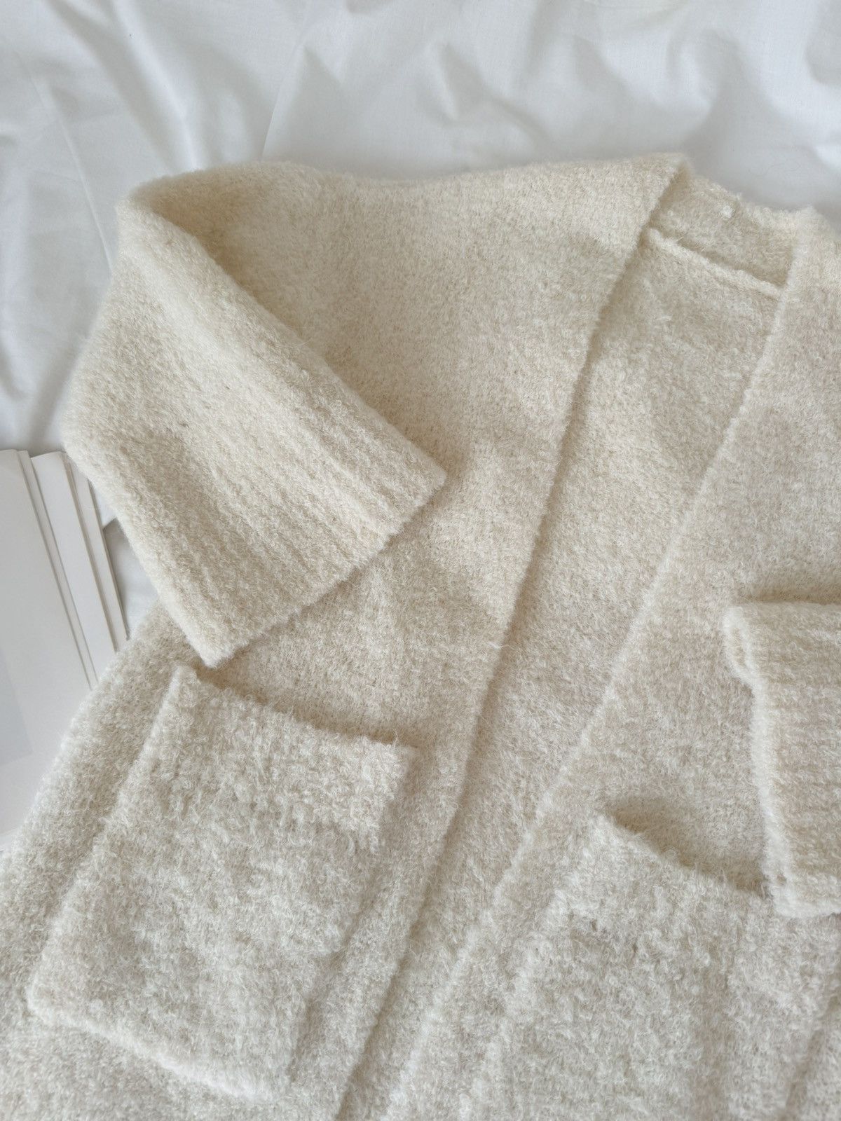 Other YANGKEHAN Alpaca Soft Knit Cardigan creamy chinesy brand Size S / US 4 / IT 40 - 3 Thumbnail