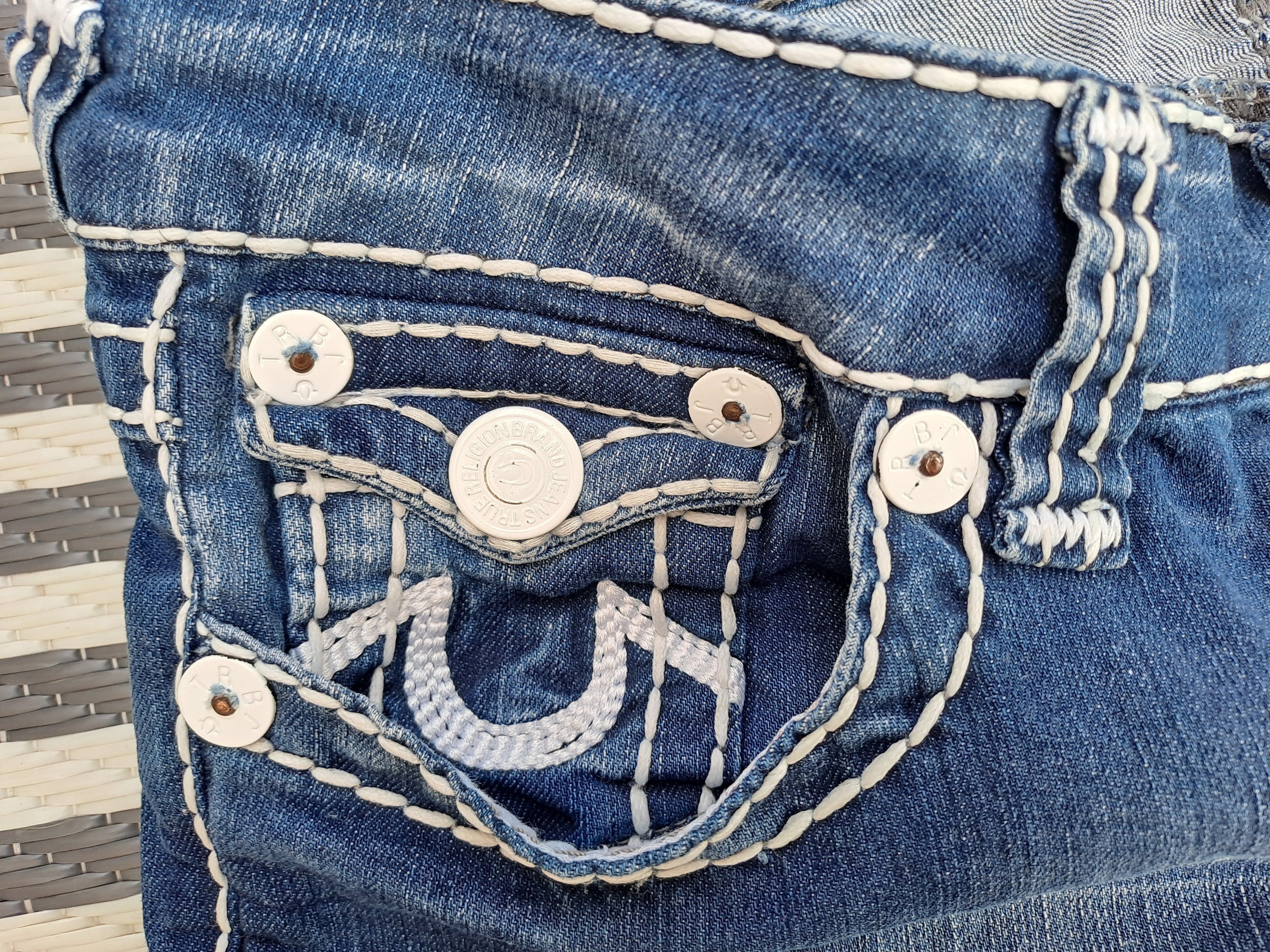 True Religion Vintage womens True Religion Logan Super T jeans 27'' size Size 27" / US 4 / IT 40 - 4 Thumbnail