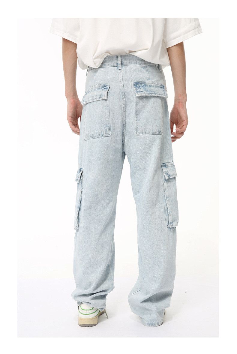 Japanese Brand Japanese style Vibe retro washed patchwork jeans Size US 32 / EU 48 - 5 Thumbnail