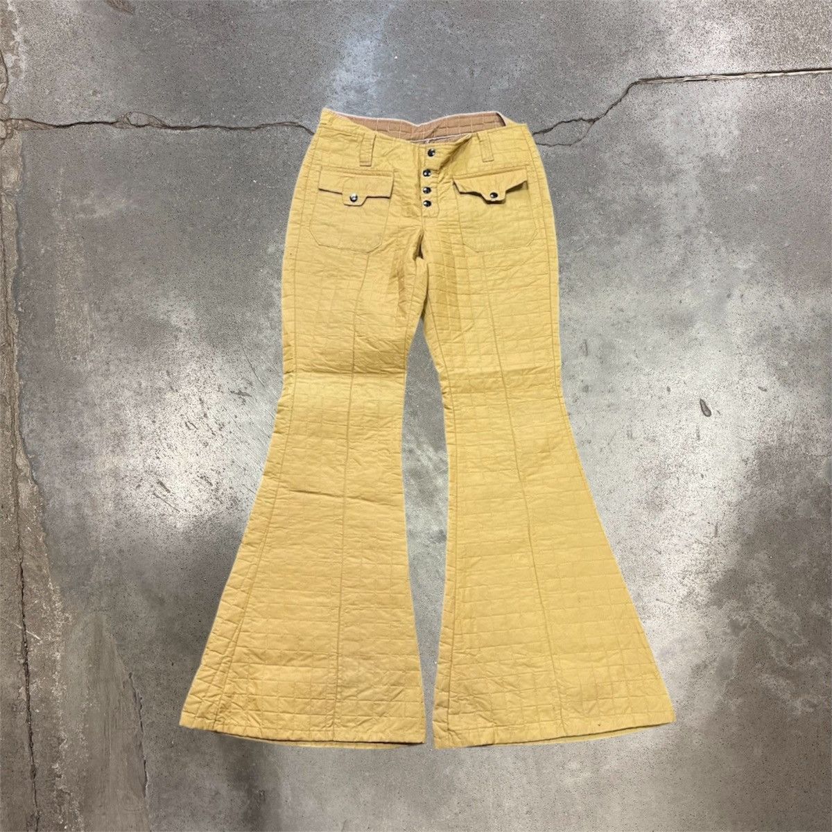Vintage Vintage Y2K Baggy Flared Cargo Pants Wide Leg Streetwear 34 Size 34" / US 12 / IT 48 - 1 Thumbnail