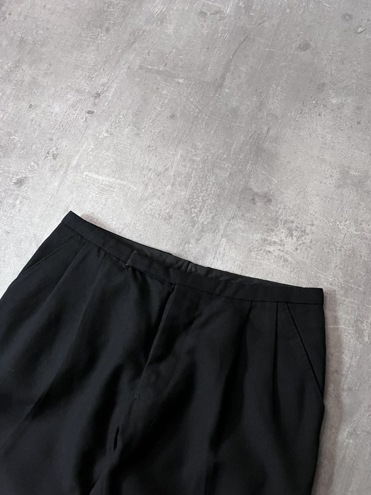 Carol Christian Poell Carol Christian Poell A/W 96-97 wool black pants Size US 28 / EU 44 - 4 Thumbnail